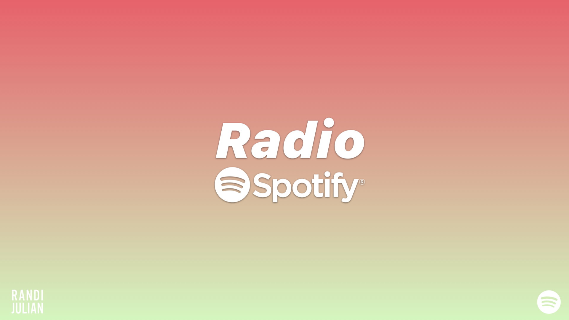 E Gq Nq Da Z Radio Spotify Presentasjonsboard