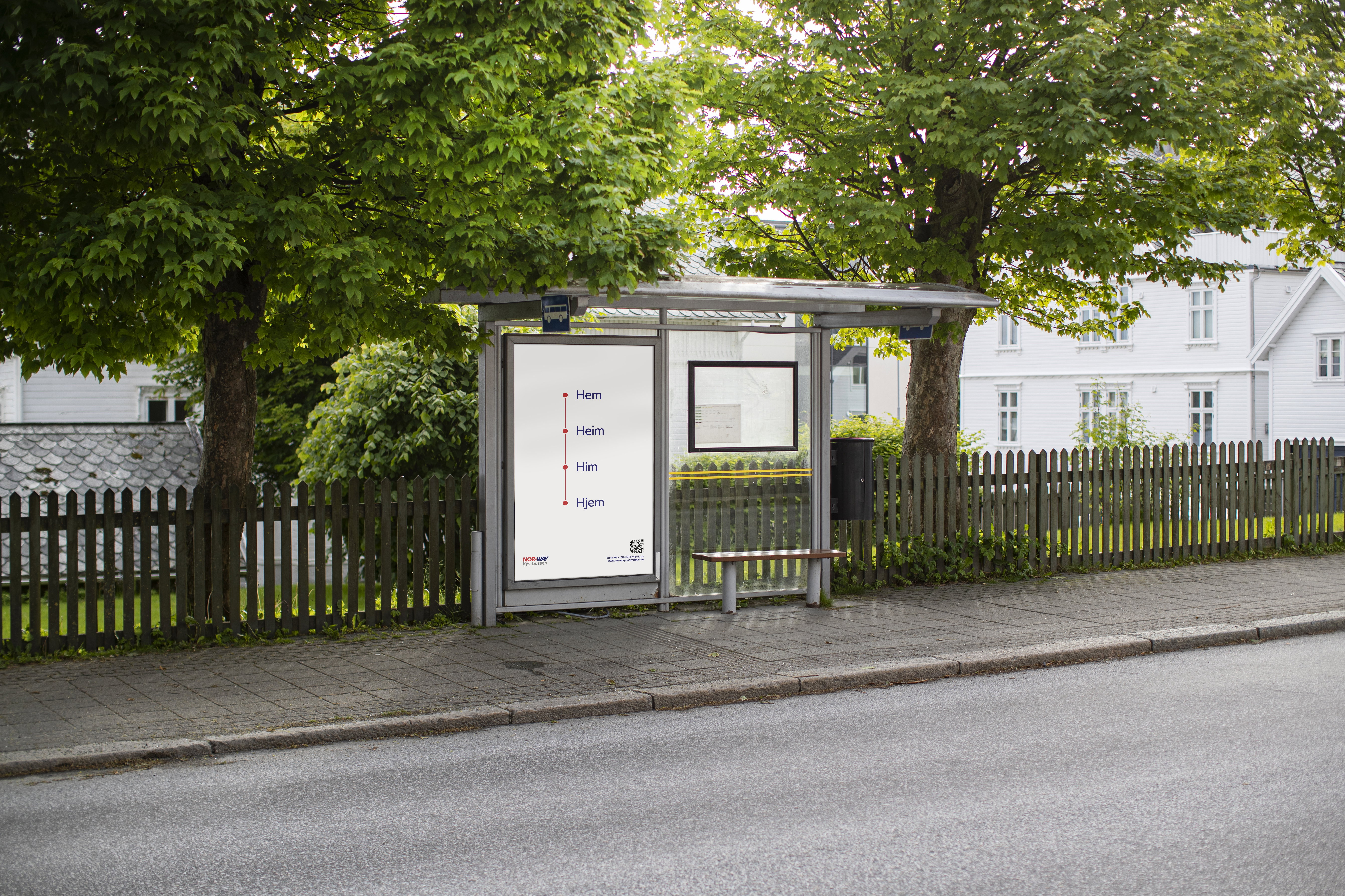 Qlznlxmr kystbussen plakat buss