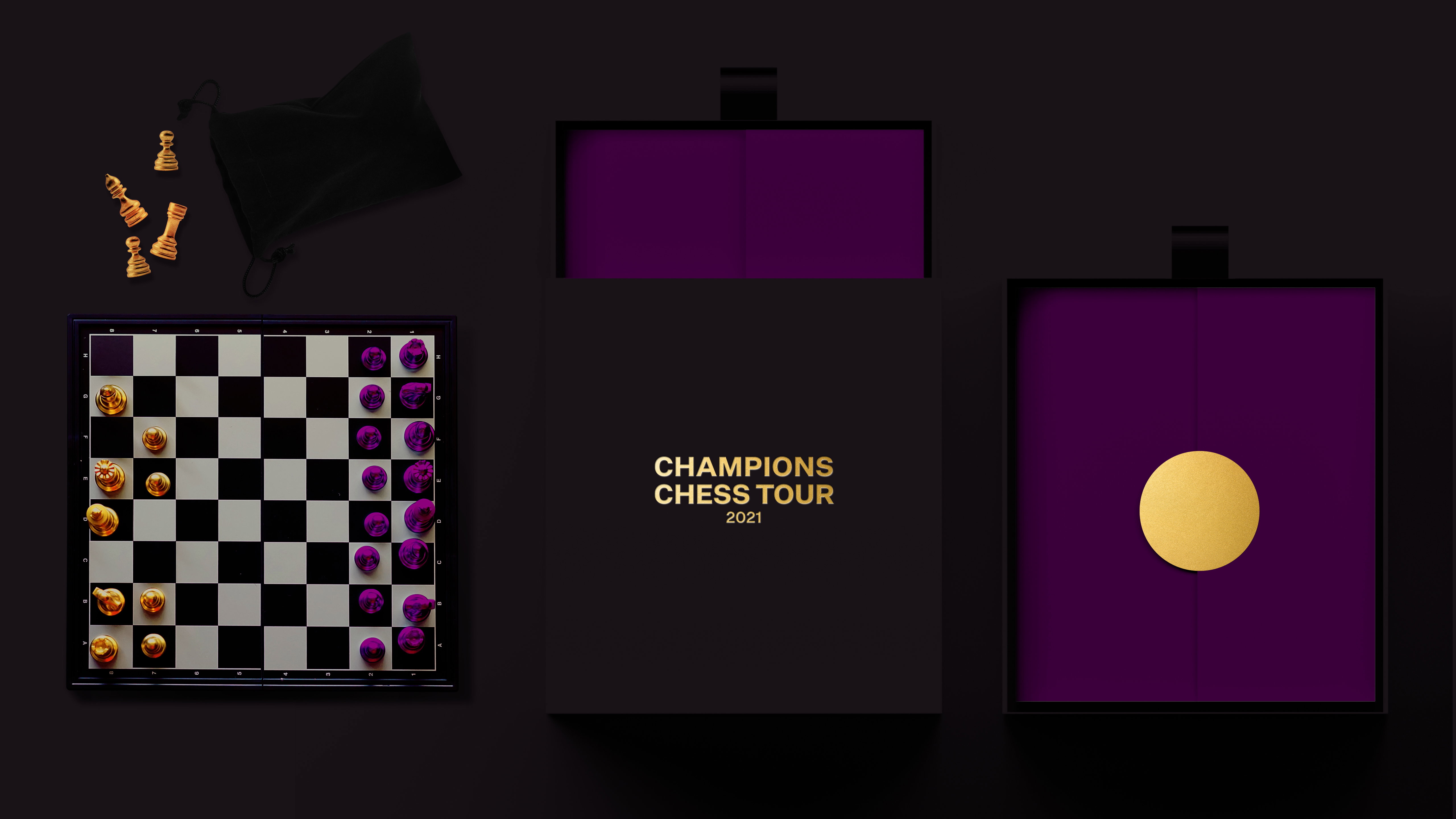 Ve R Pop MQ Champions Chess Tour sjakkbrett