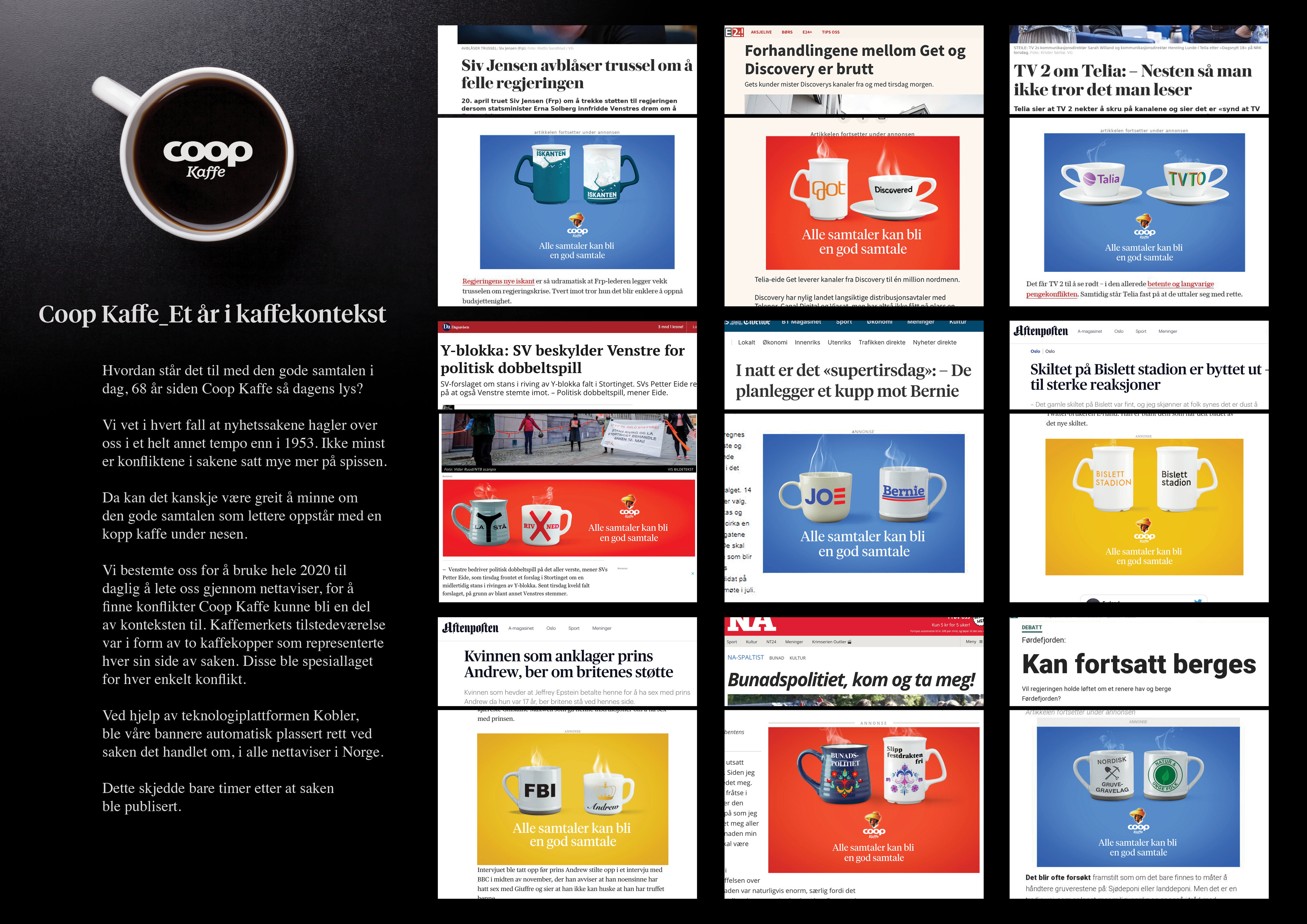 Oxp Nxp Do Coop Kaffe presentasjonsboard