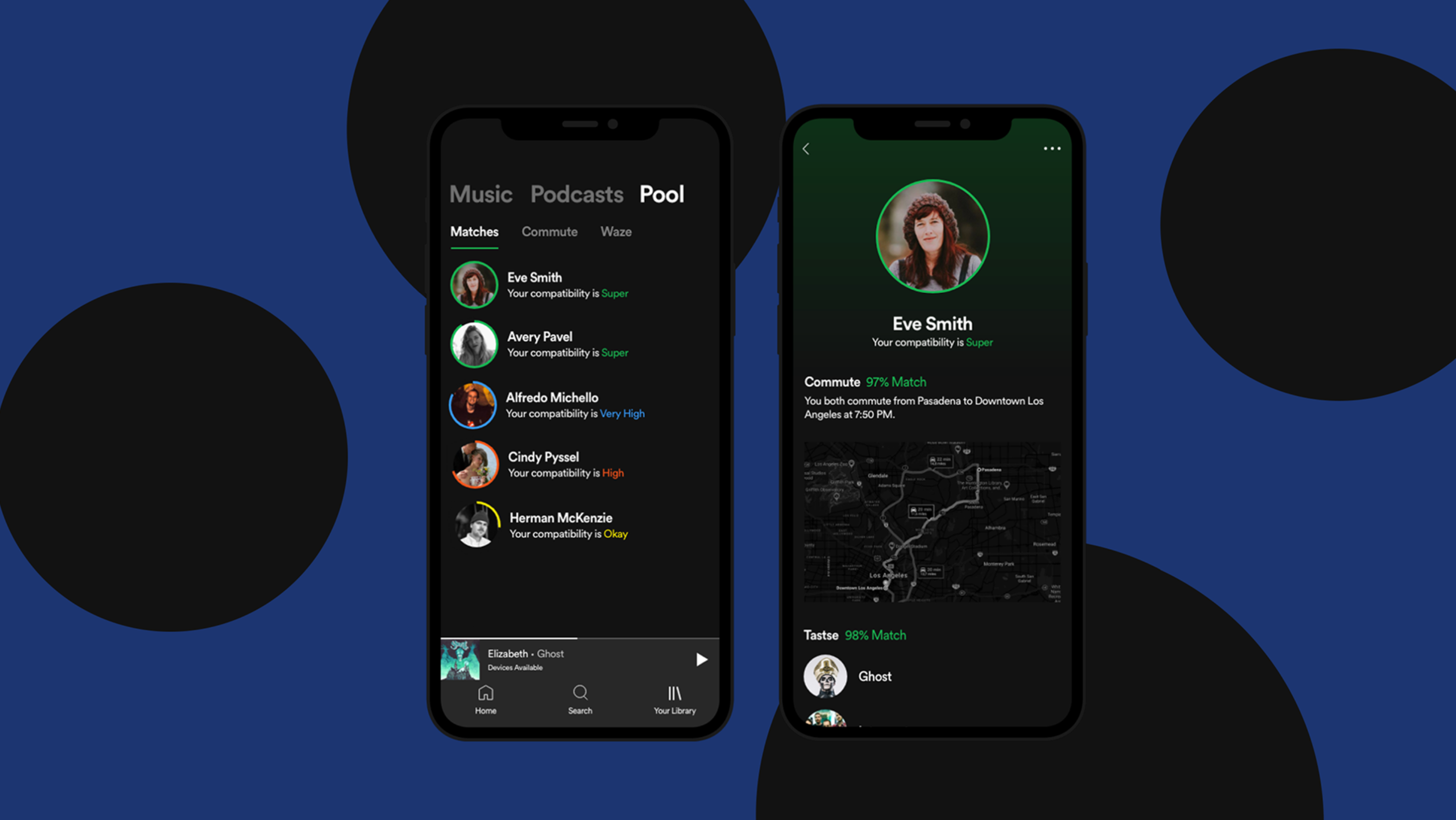 Y JOE Jd PD Spotify Groupies Interface