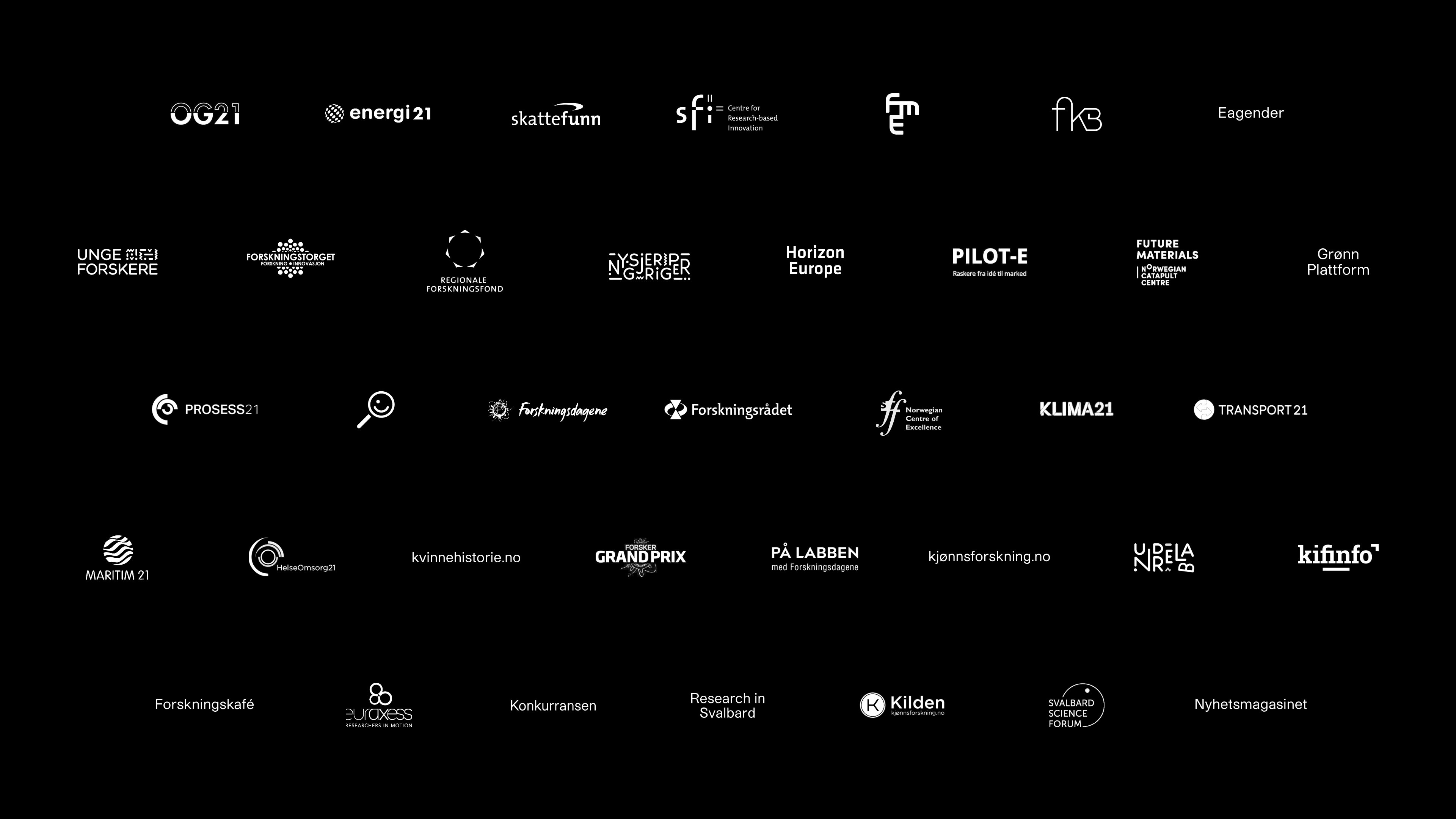 02 Kreativt Forum Forskningsrdaet forrige logoer