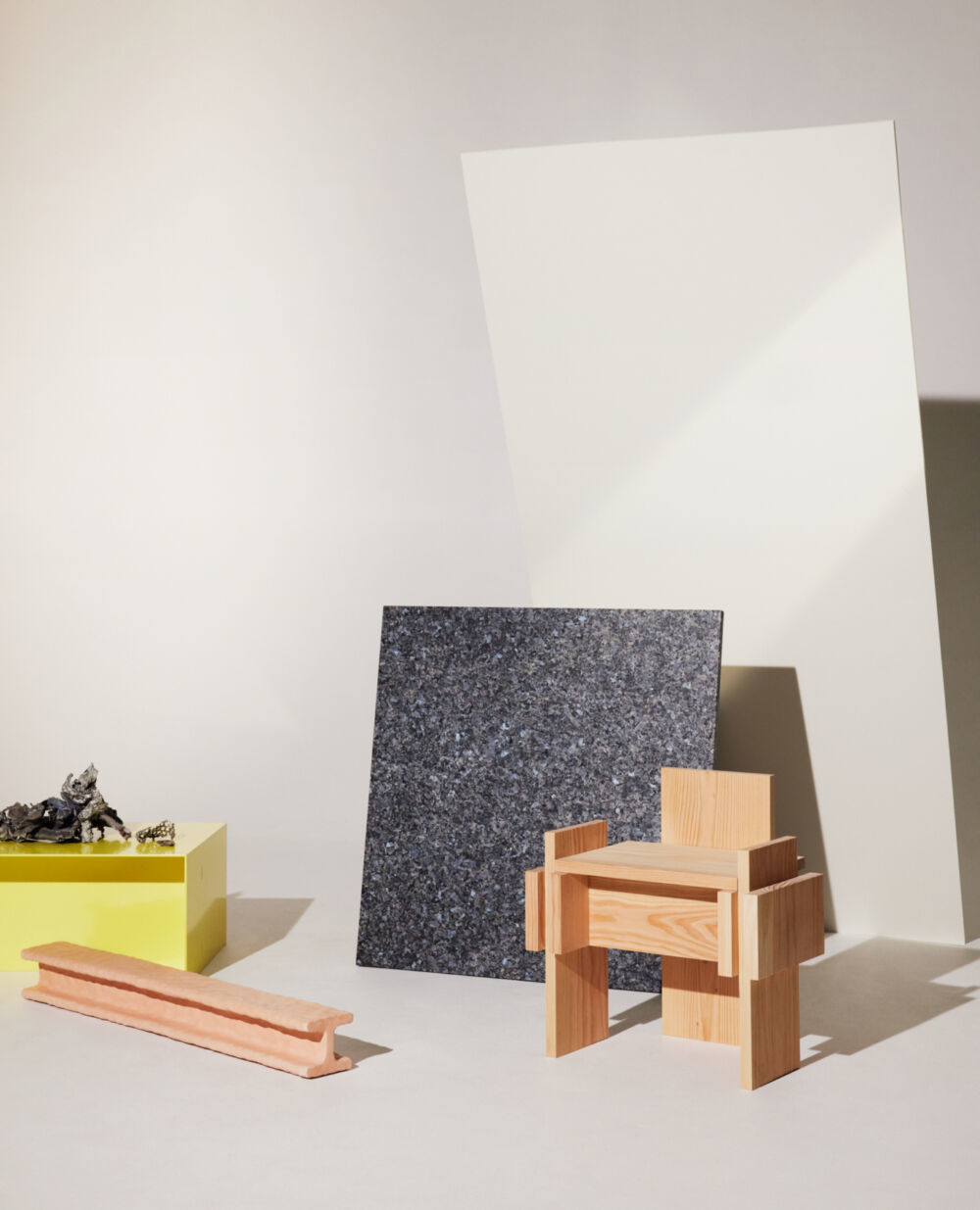 2 Matter by Norwegian Presence Aluminium by Hydro powdered coated by Jotun Sculpture Body by Julia K Persson Stone Larvikite by Lundhs Chair Offcut by Pettersen Hein web 270fd44f1e1d0d4f15f7ab0373a8d3b8