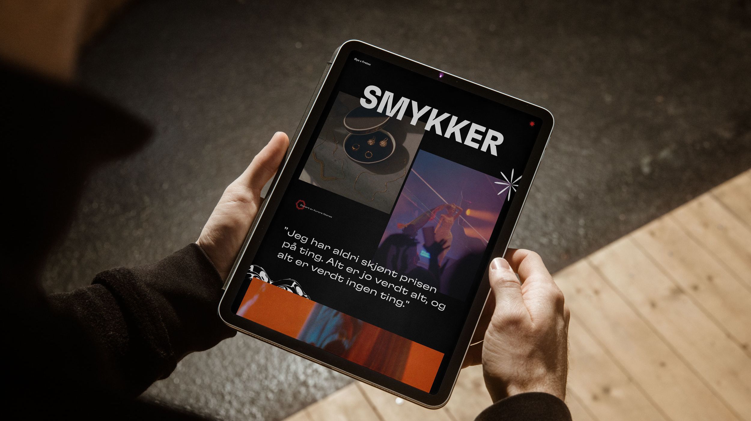 3 Øya X Fretex ipad