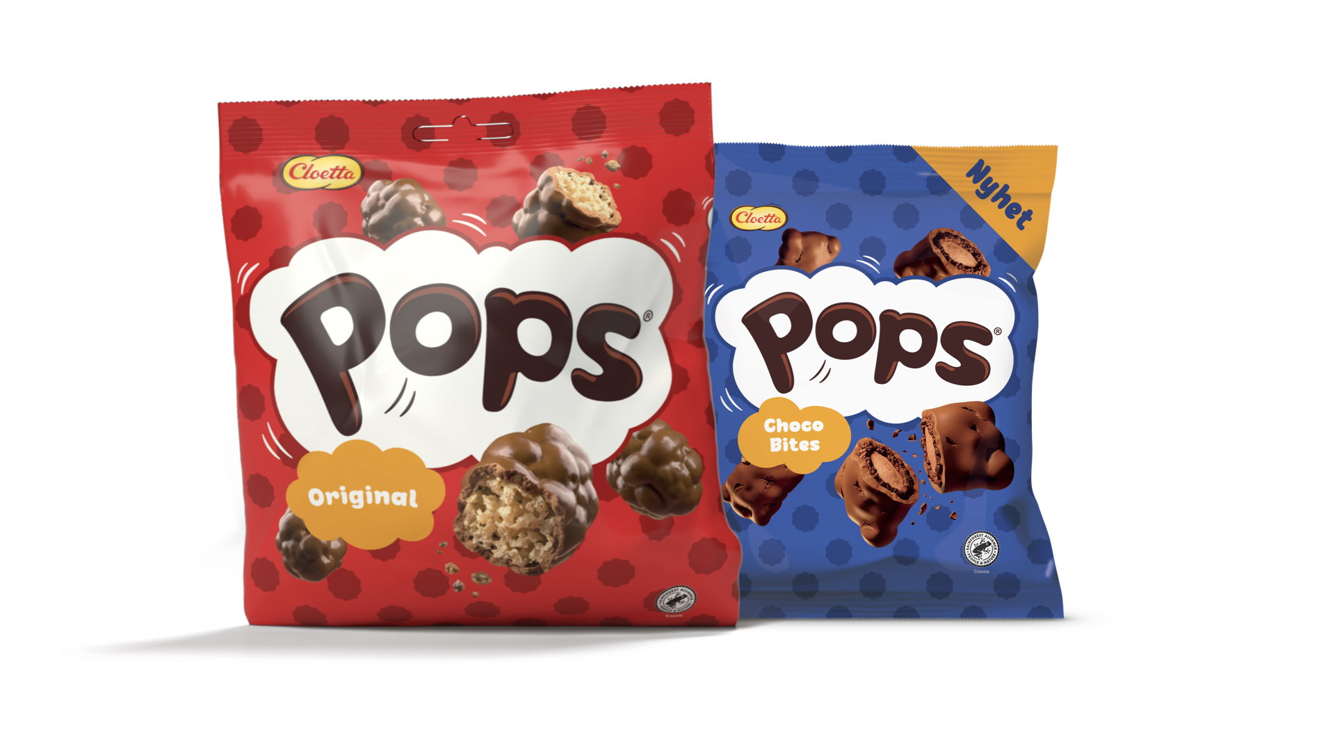 4 Pops chocobites emballasje