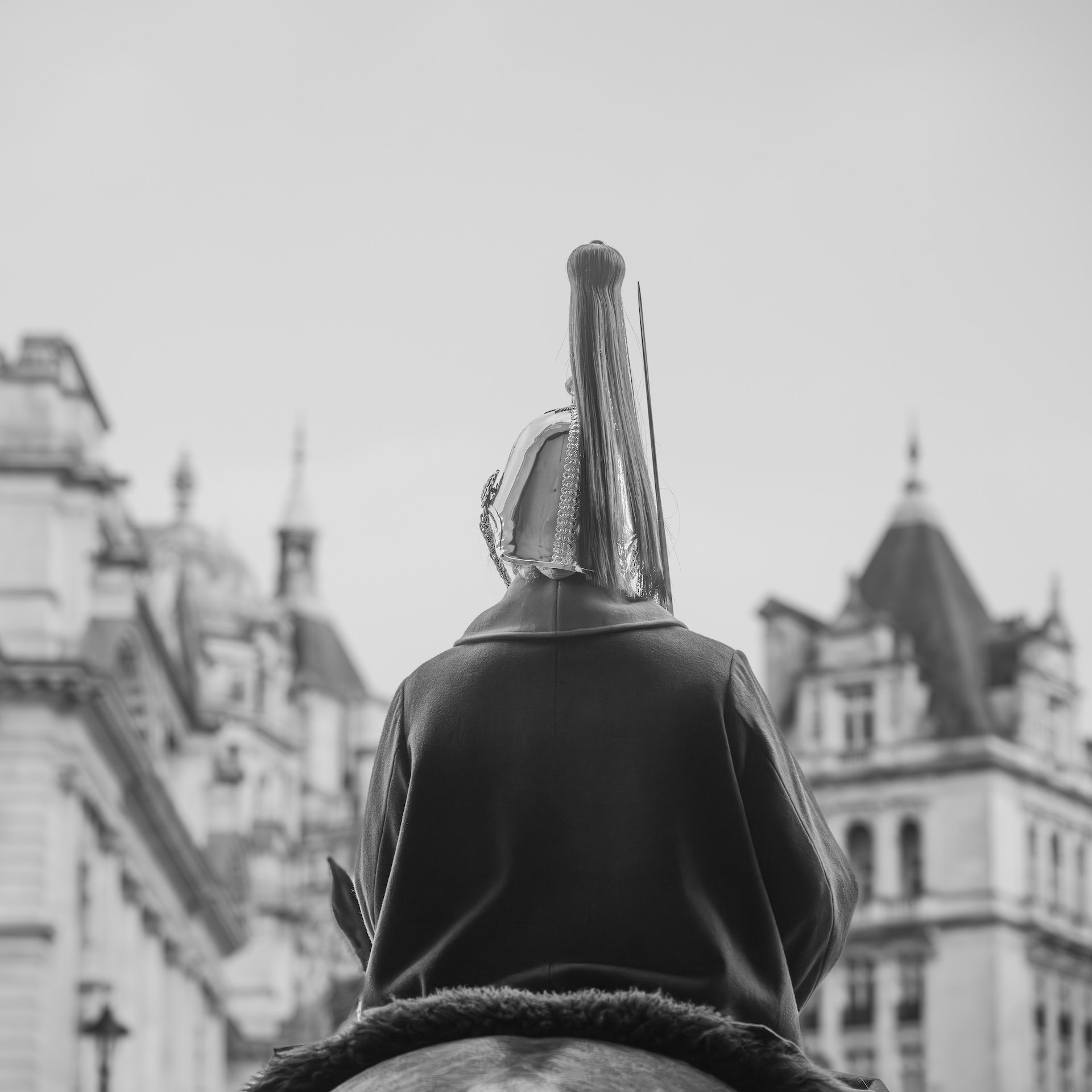 Boxman Horse Guards Whitehall The Albert helmet designed by Prince Albert in 1842 echoes the turrets of the Old War Office