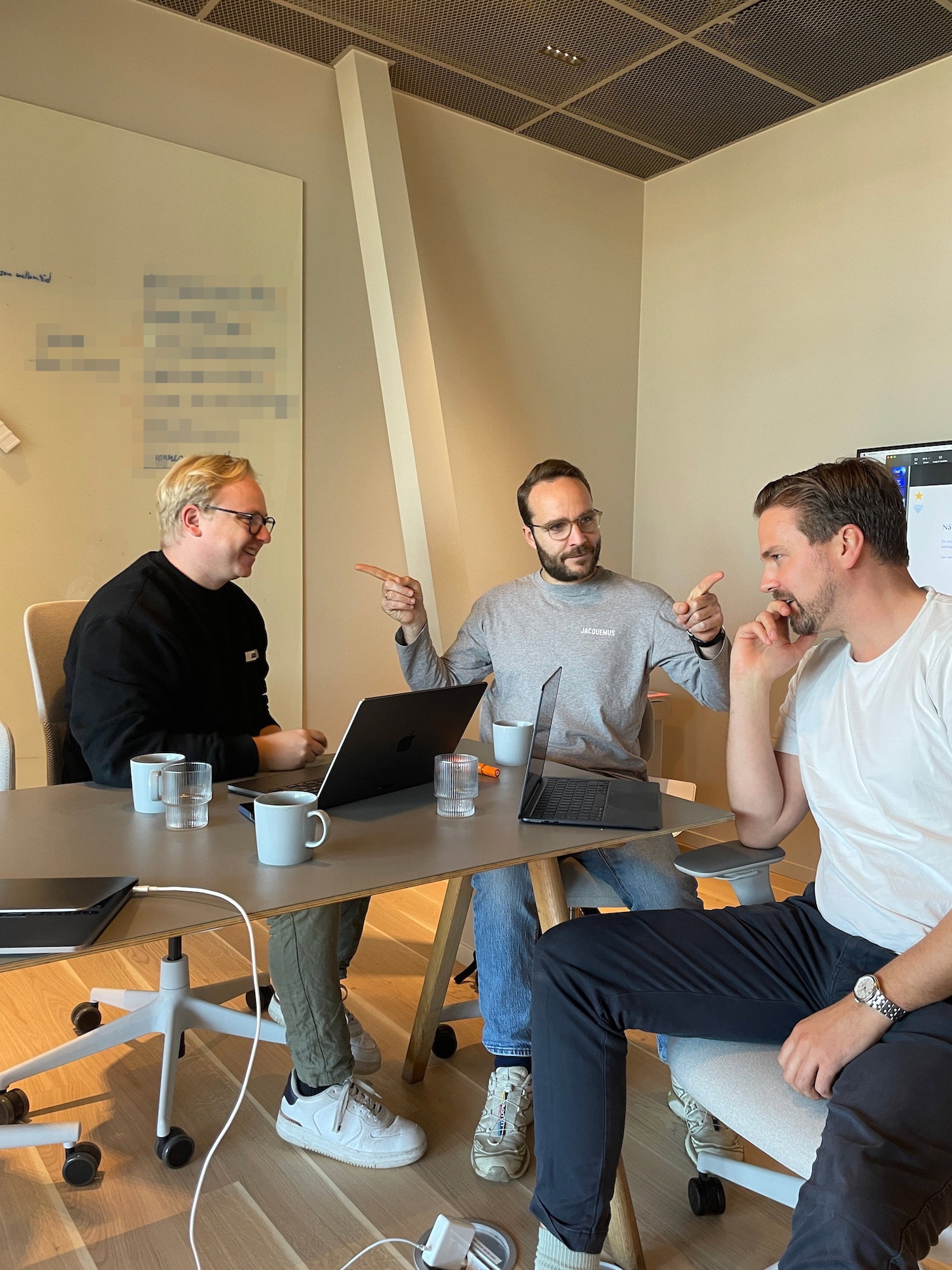Kristian Haukland Sigmund Malkenes og Simen Ødemotland