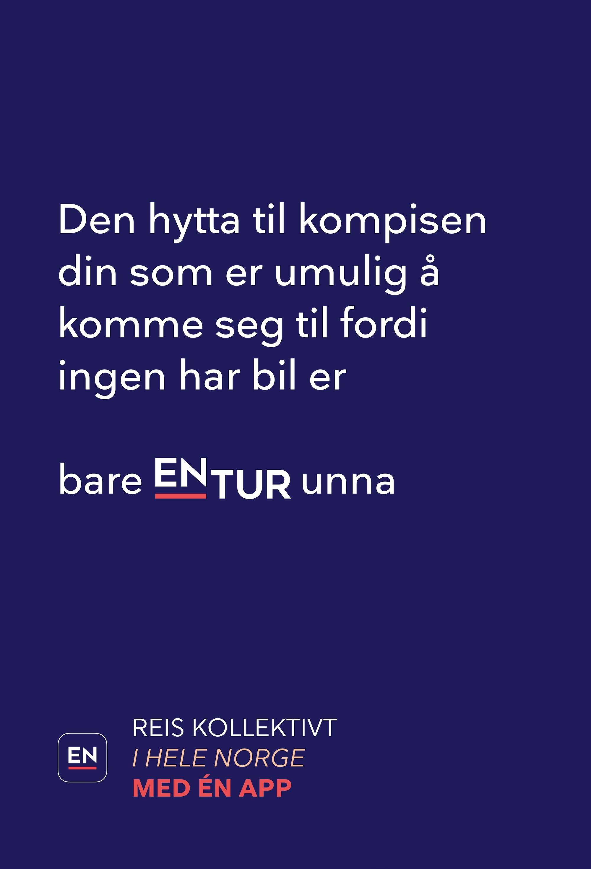 ENTU0081 Sommerkampanje Adshel 1185x1750mm motiv A