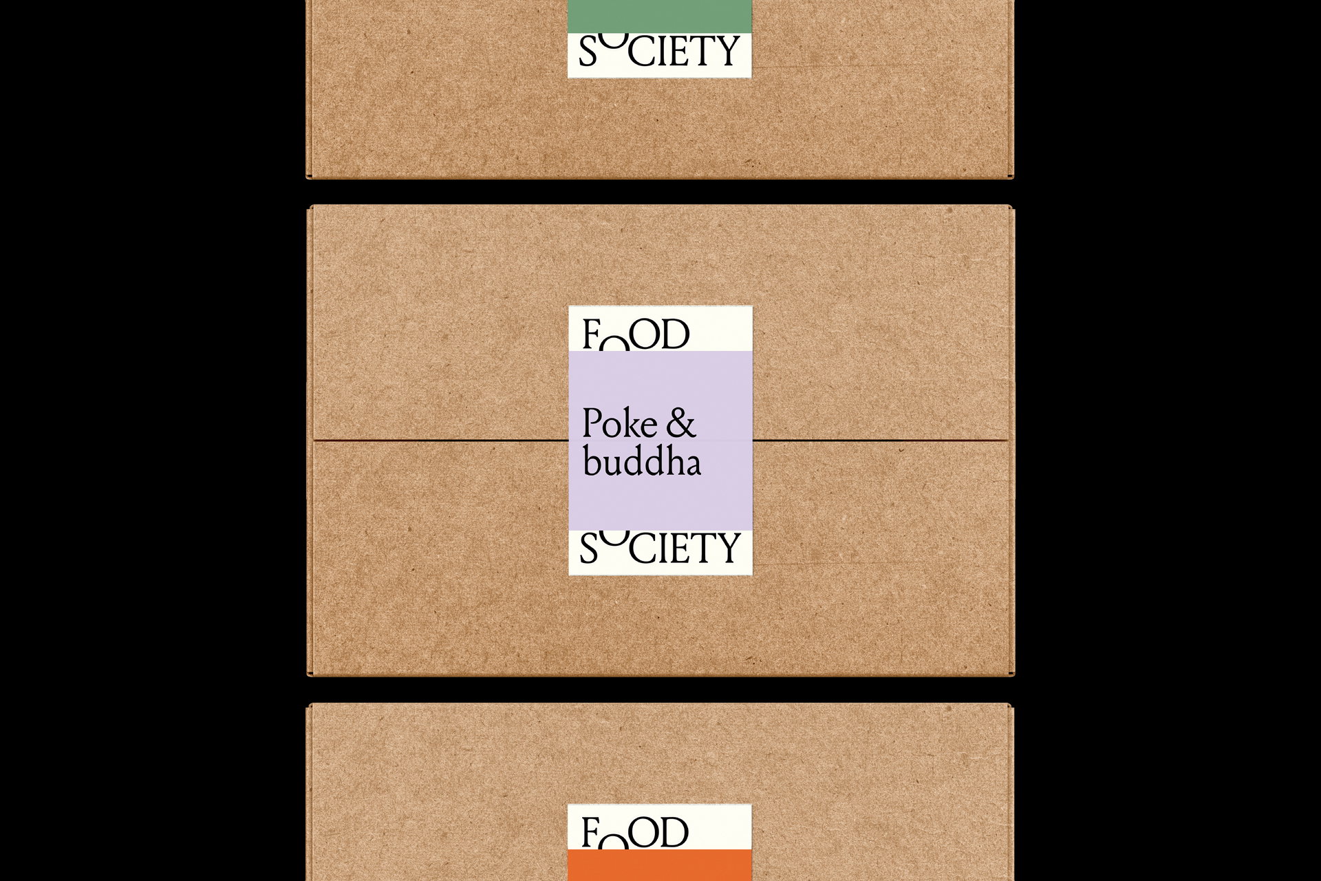 Food Society Boxes Stickers