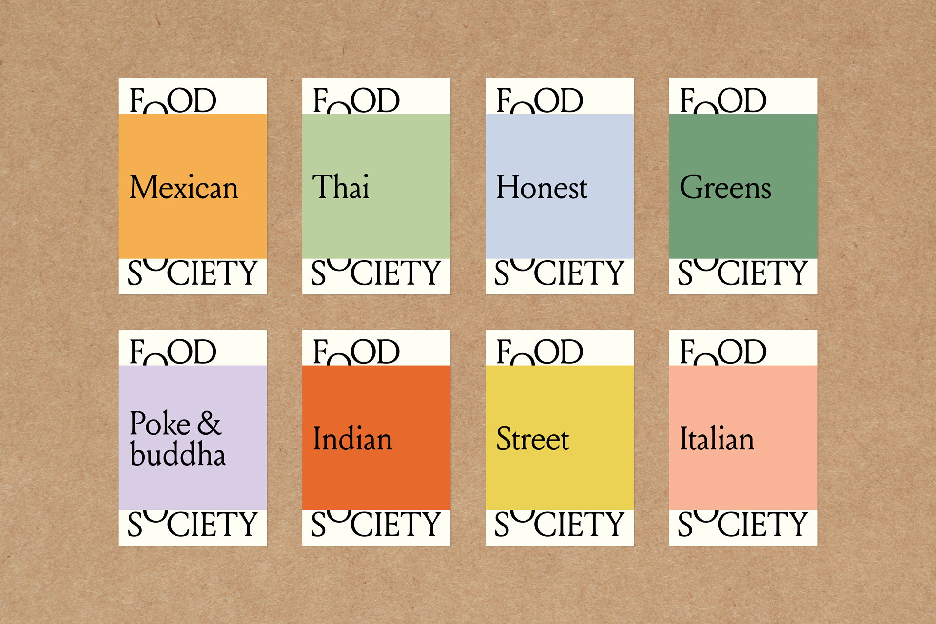 Food Society Stickers