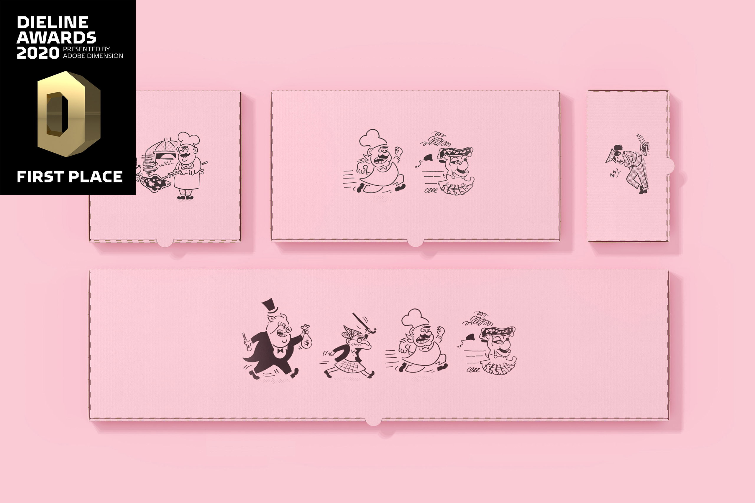 Goods Mano Pizza Boxes Family