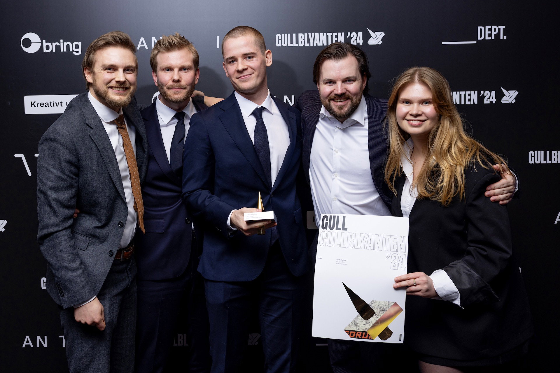 Gull effekt vegg blodtabellen