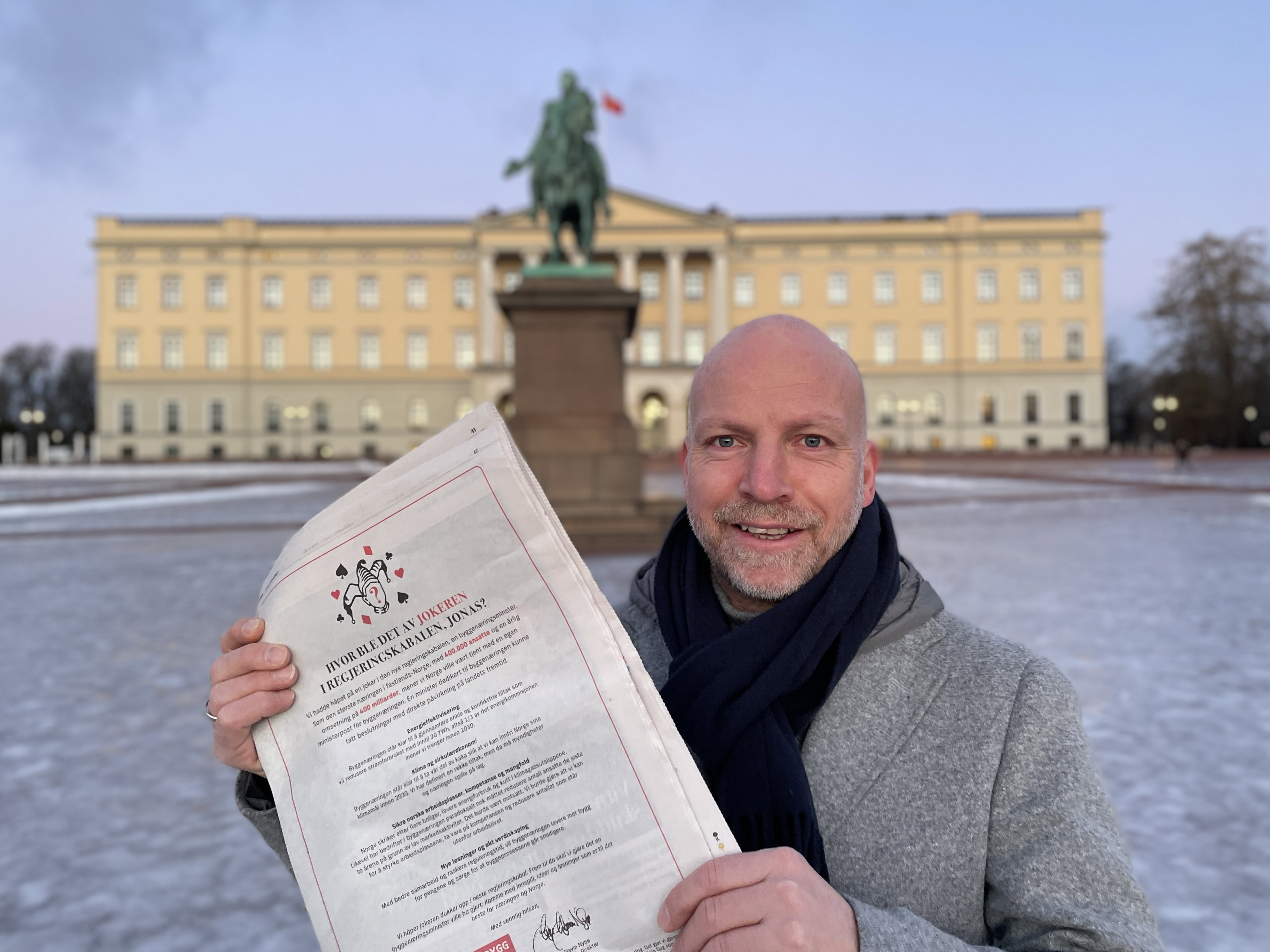 Gunnar på Slottsplasen 3