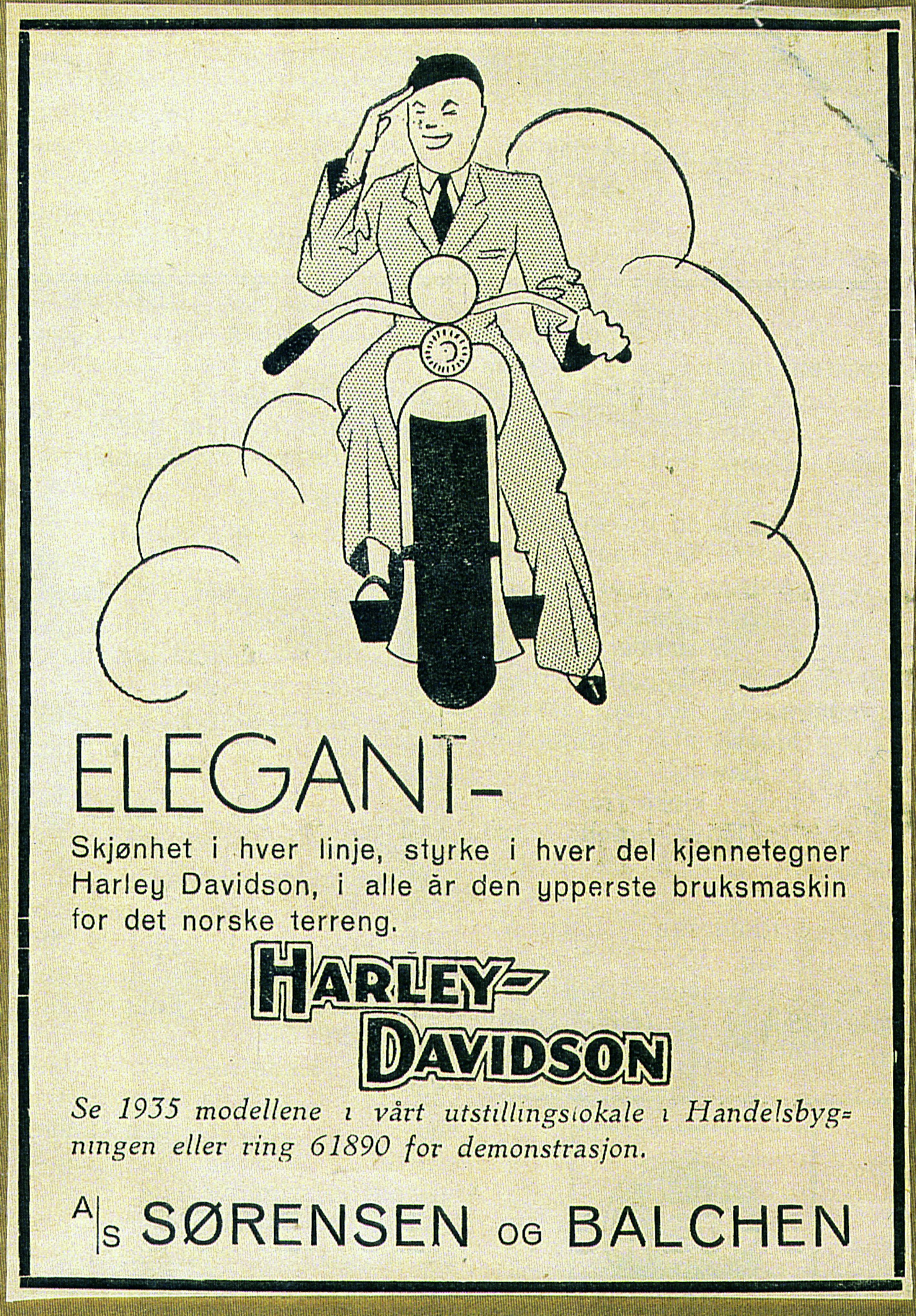 Harley Davidson Elegant 1935
