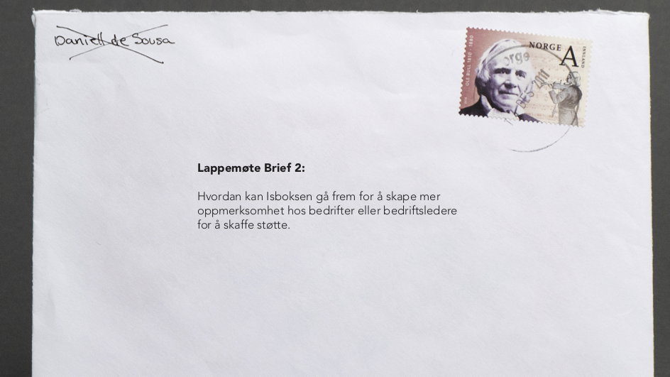 Isboksen Brief 2 Daniell de Sousa