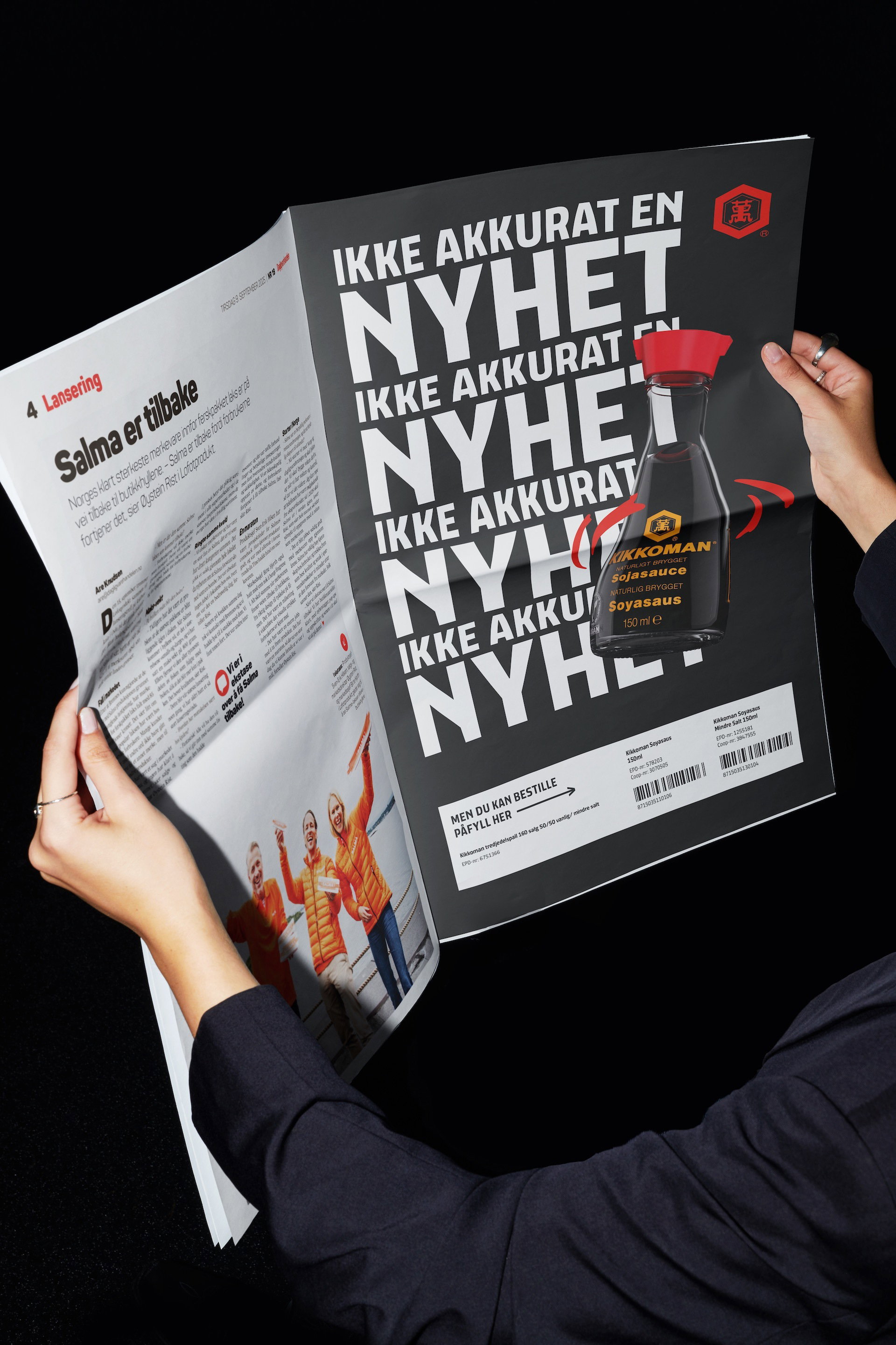 Kikkoman Annonse Dagligvarehandelen
