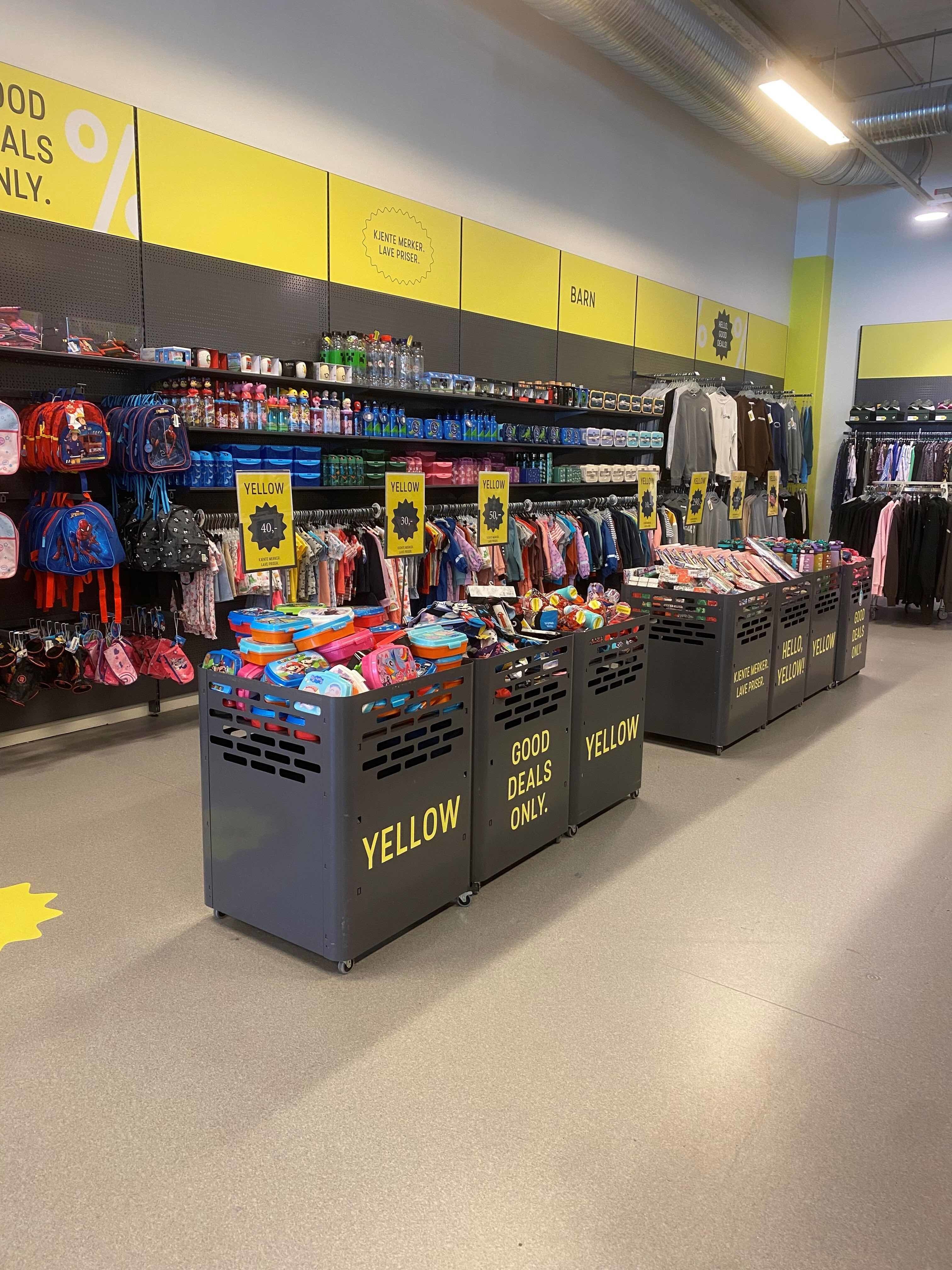 Kreativt Forum Yellow Butikkdetaljer