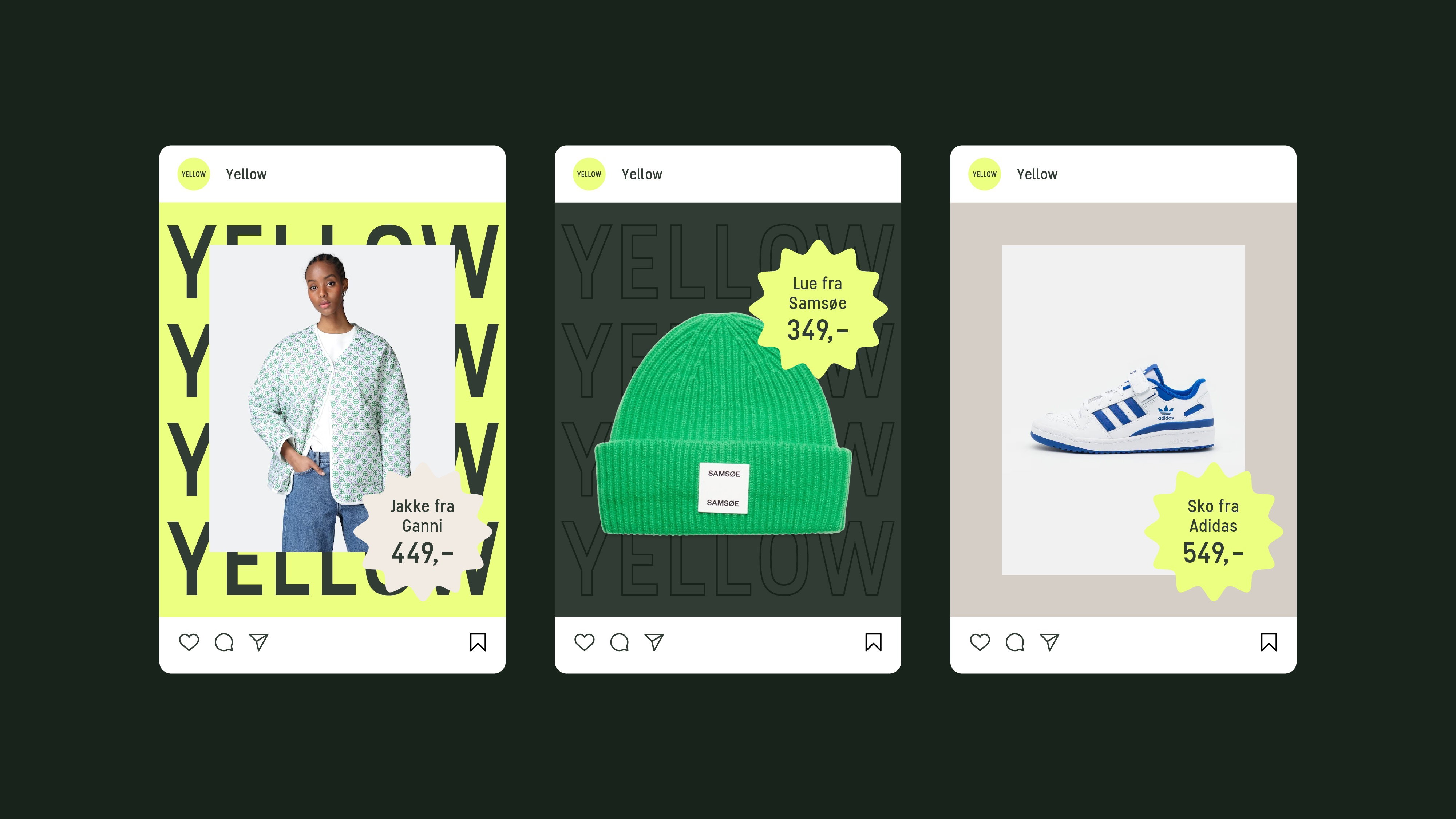 Kreativt Forum Yellow Visuell identitet 4