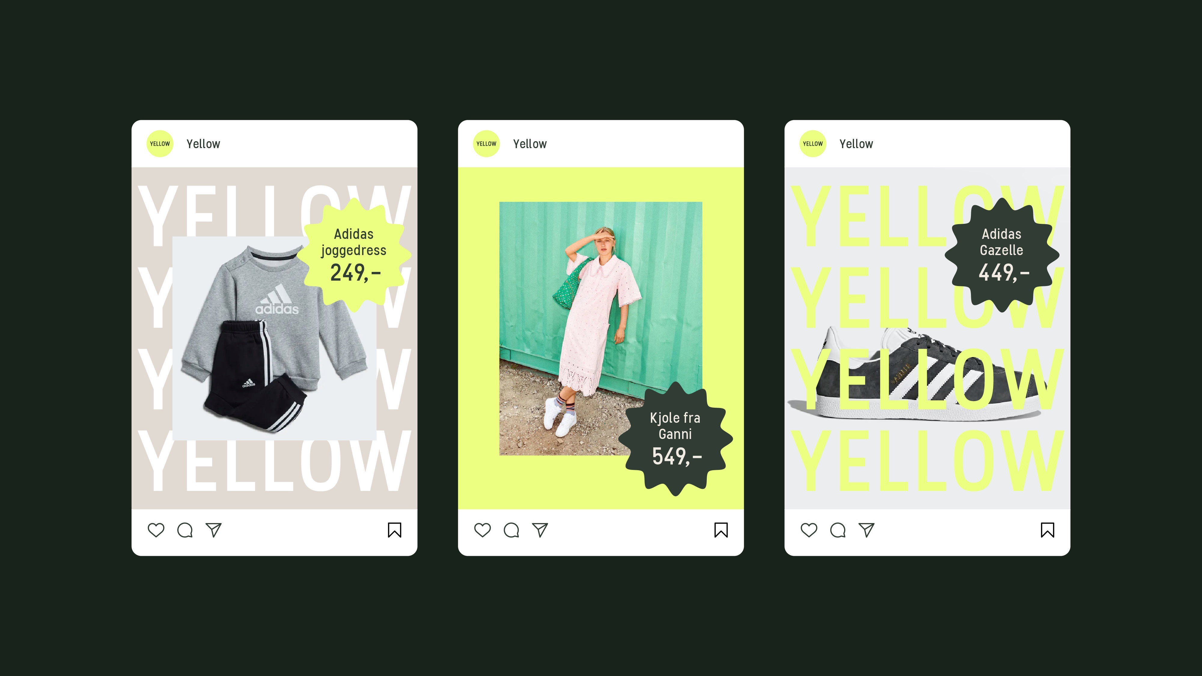 Kreativt Forum Yellow Visuell identitet 5