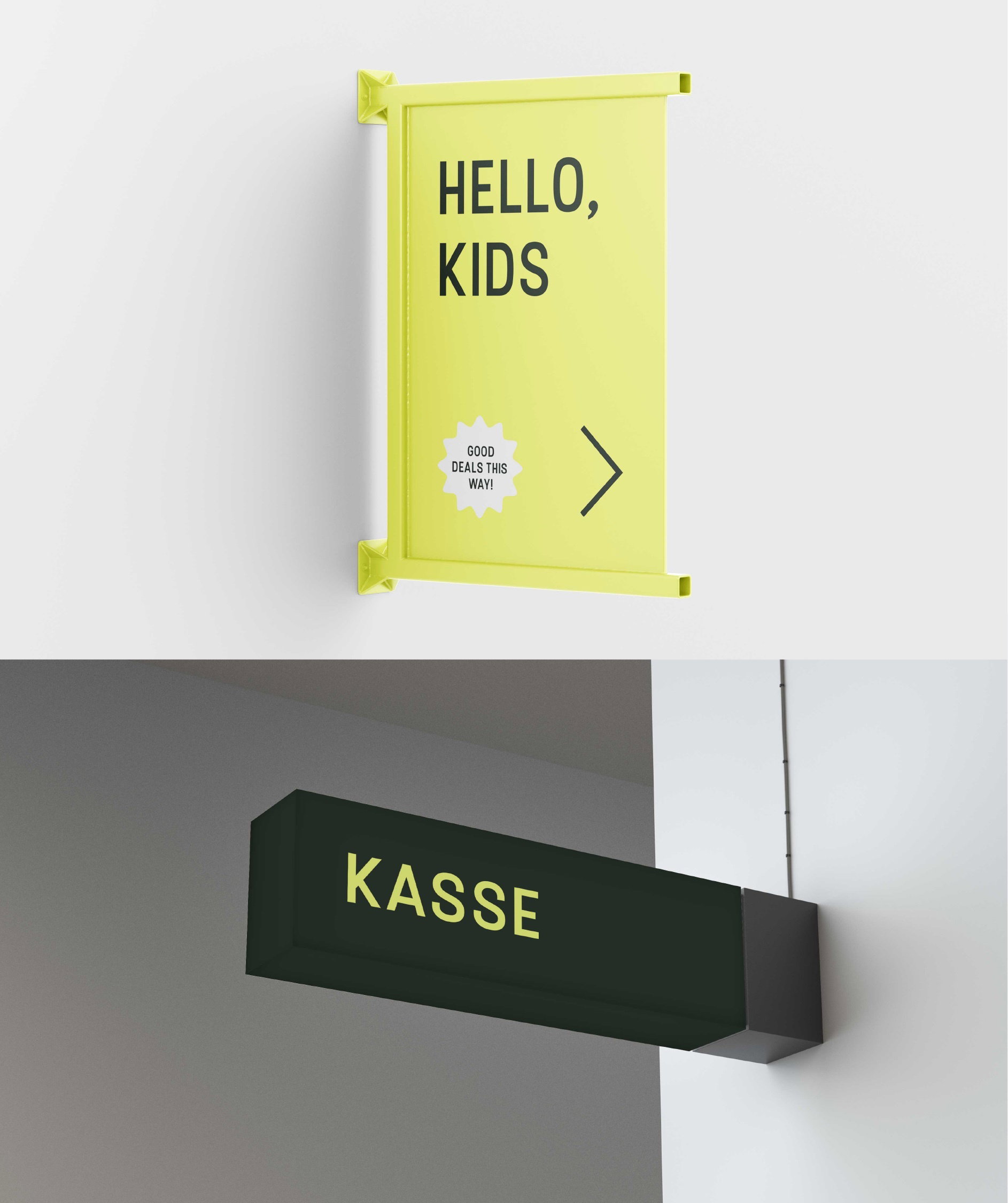 Kreativt Forum Yellow Visuell identitet 9