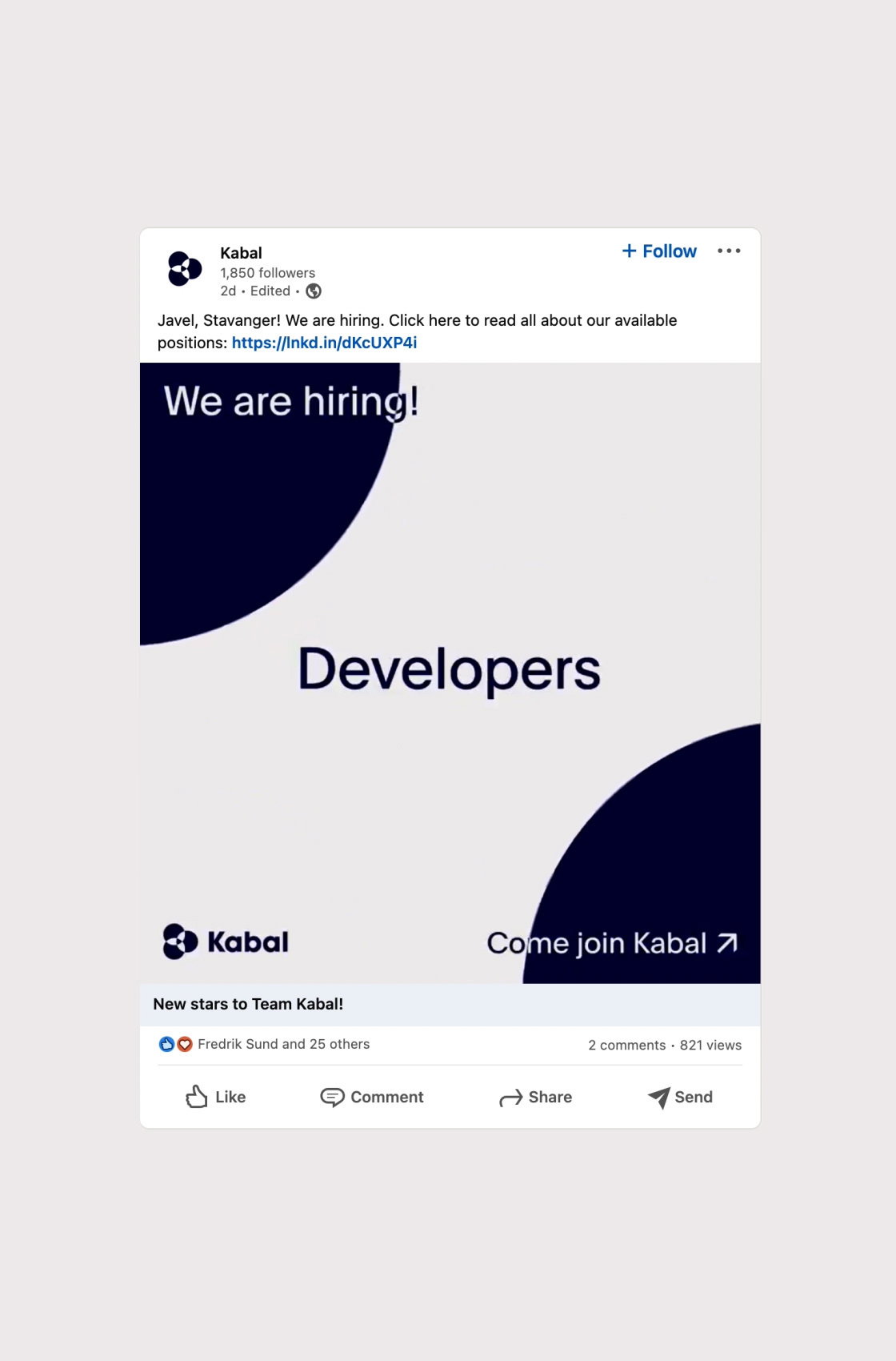 Linked In Post Animation
