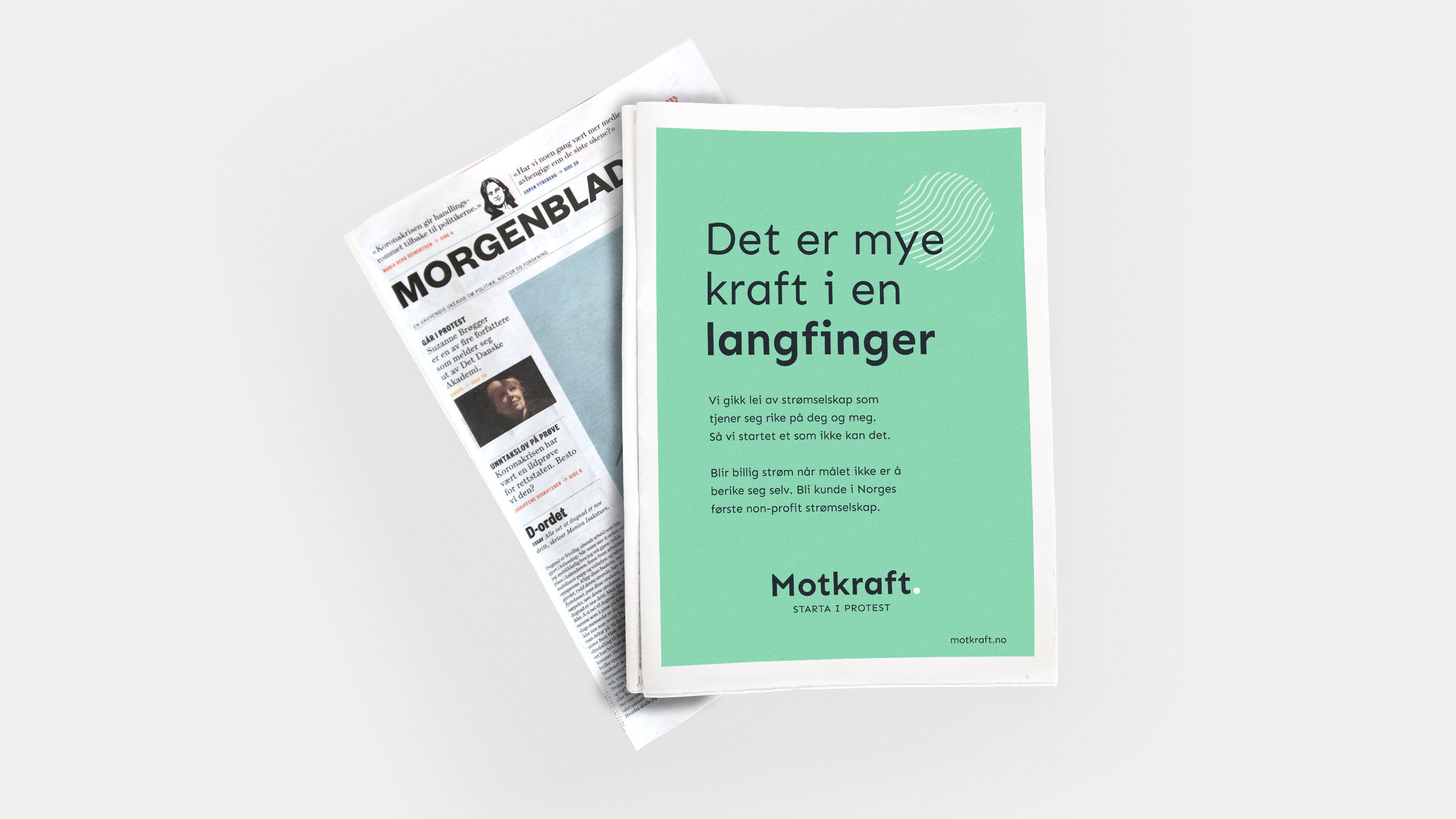 Motkraft printannonse mockup final