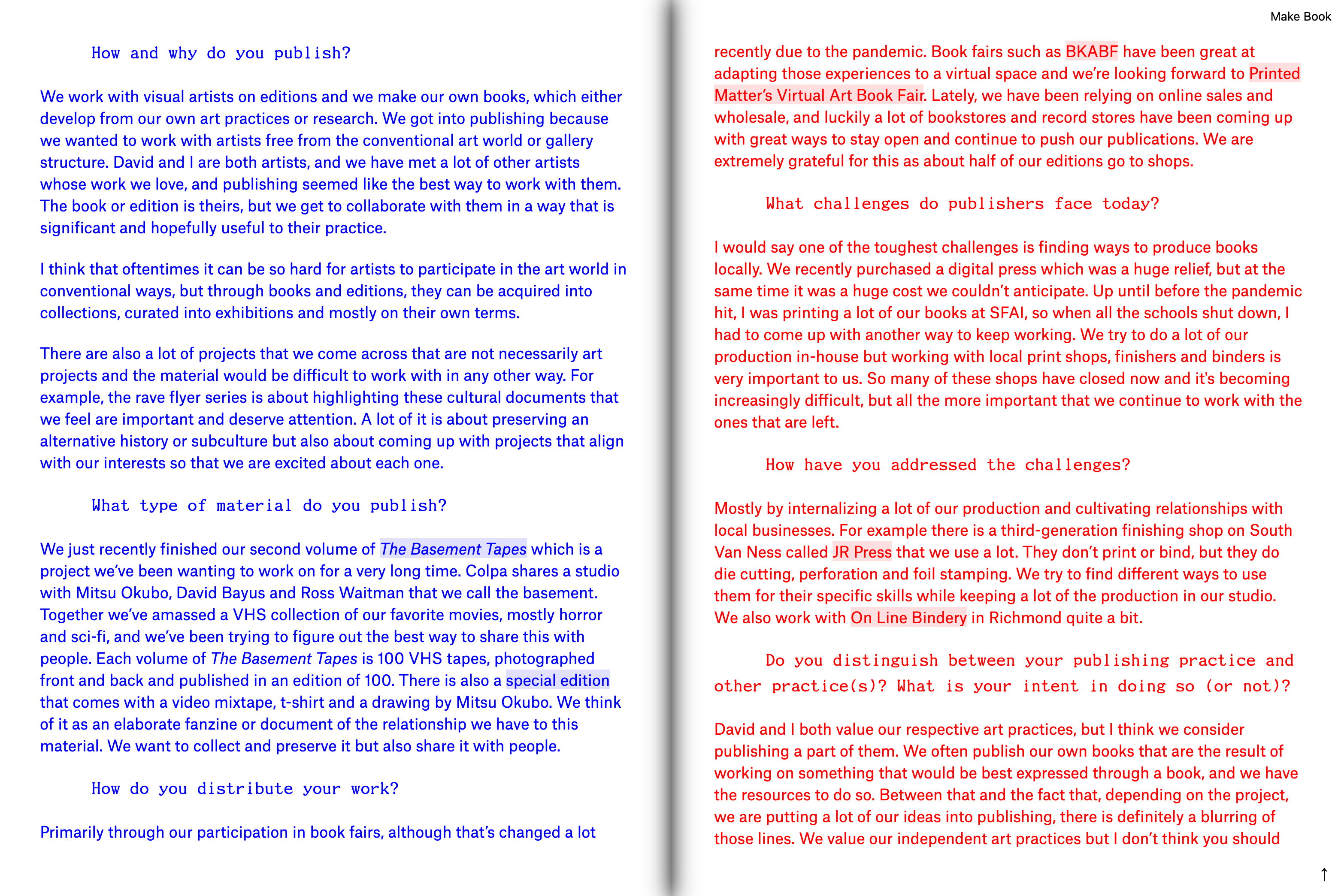 On Publishing 2