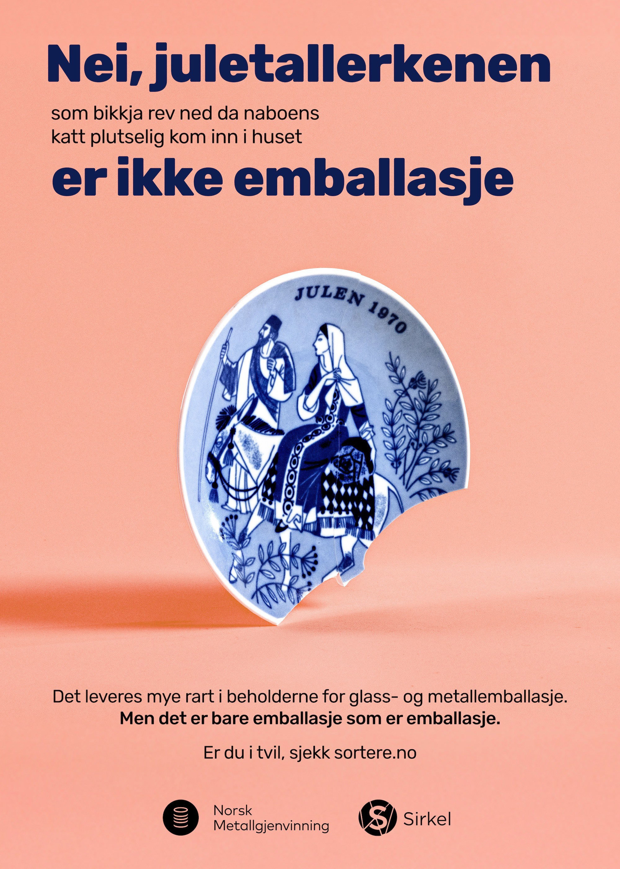 PLAKAT 50 X70 juletallerken