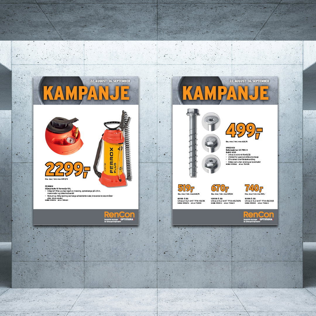 Rencon Ny kjede plakater suburbia