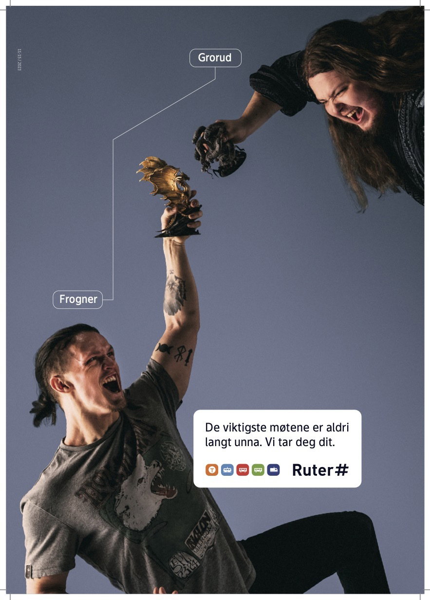 Ruter Profilkampanje plakat utendors 2