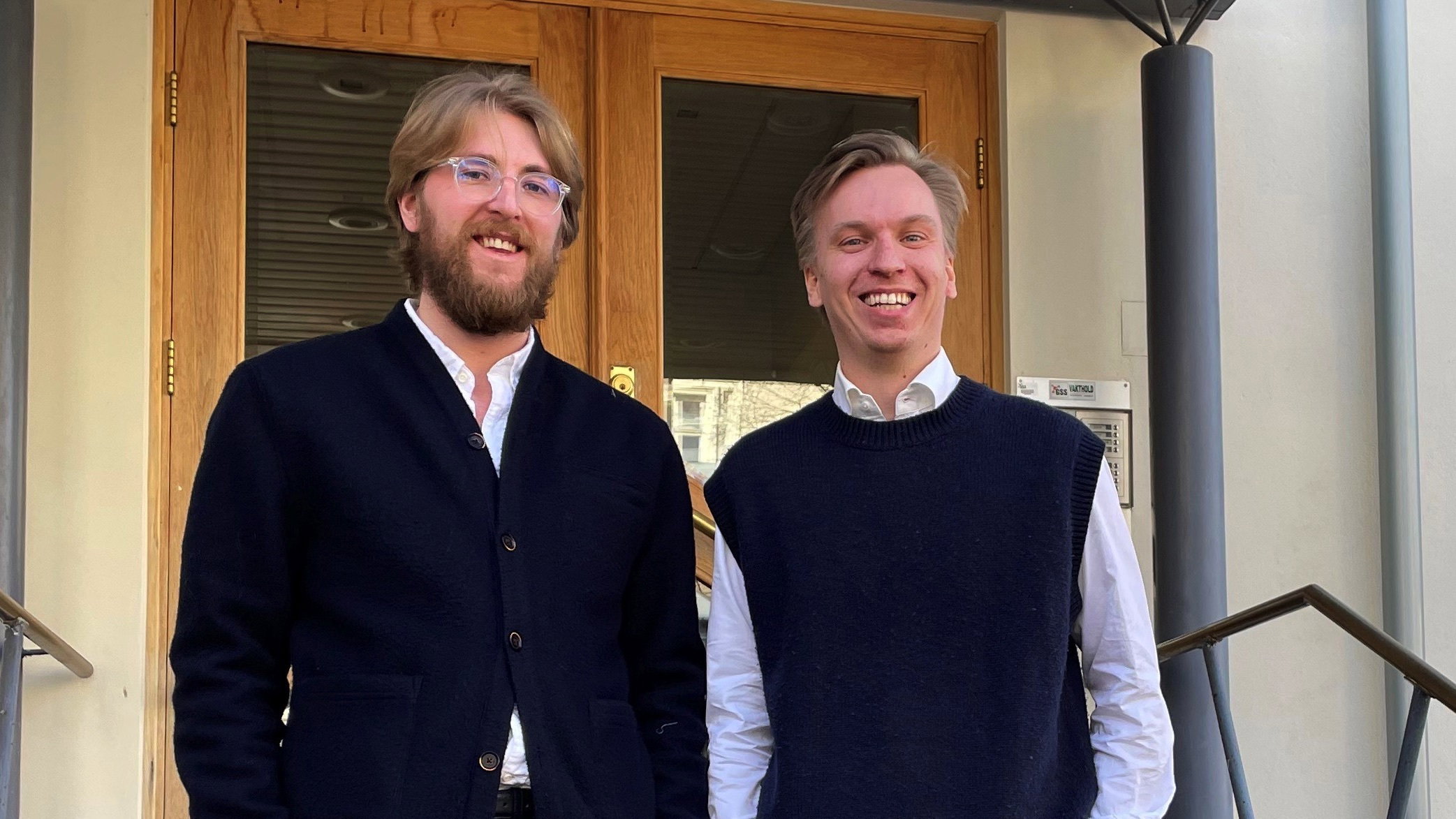 Sebastian Vernang t v og David Aas fra Publicis MS Lxxx