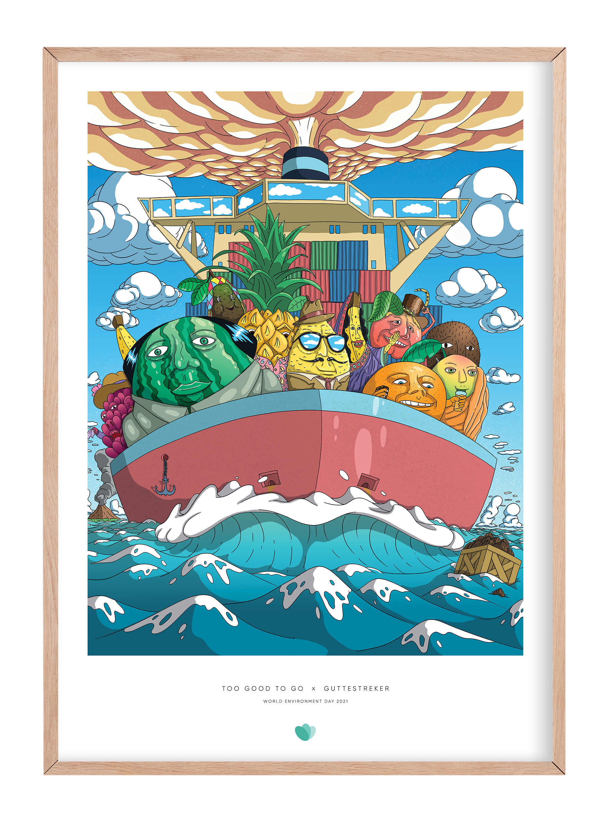 TGTG poster frame Guttestreker