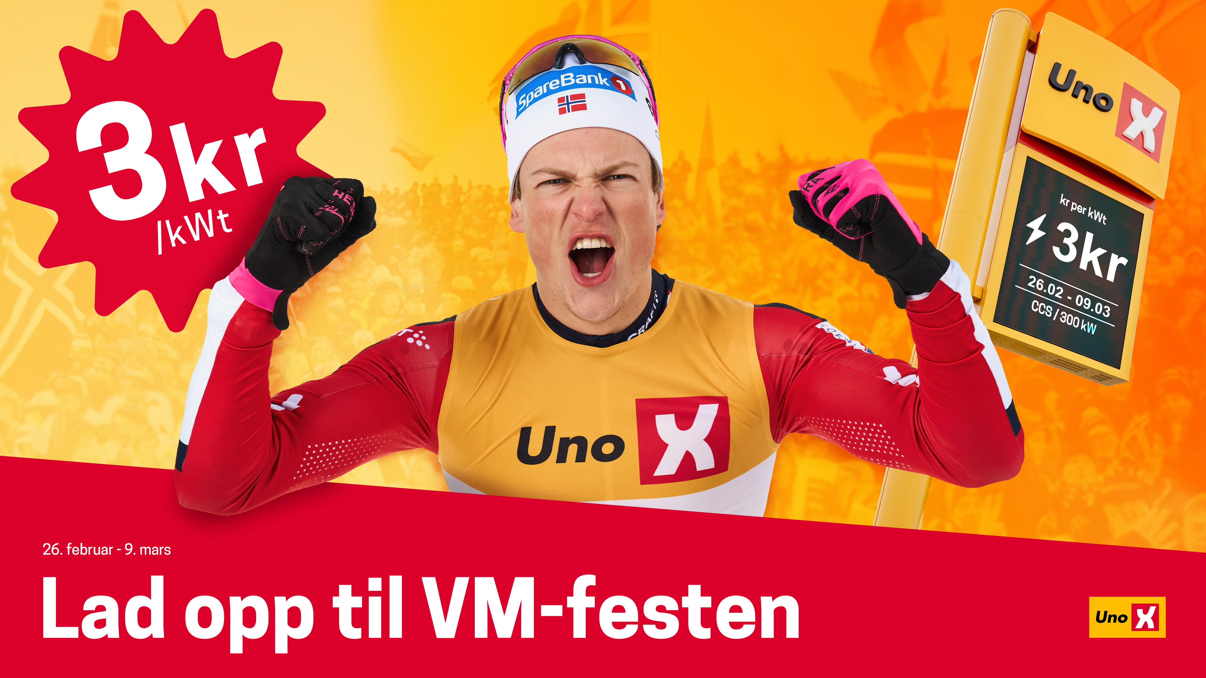 Uno X Ladetilbud Klæbo 16x9