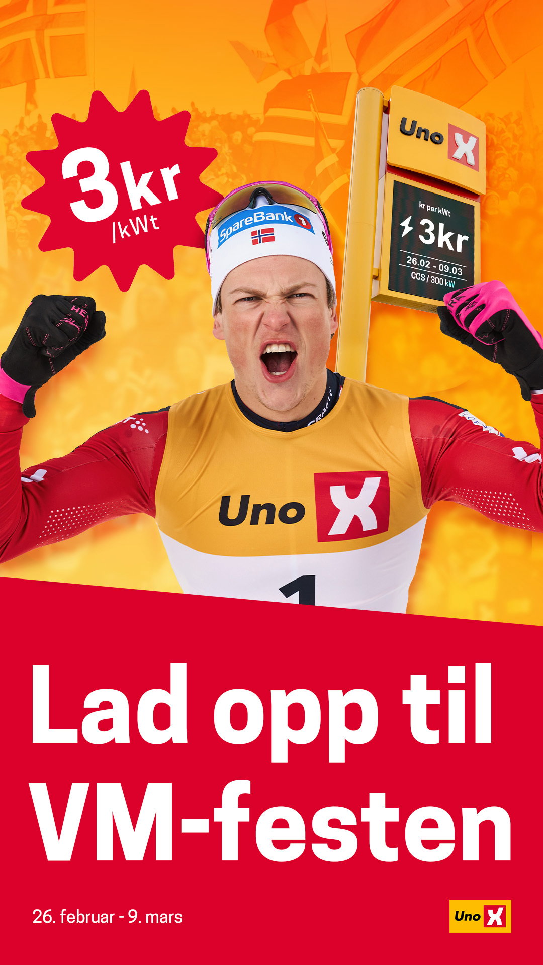 Uno X Ladetilbud Klæbo 9x16