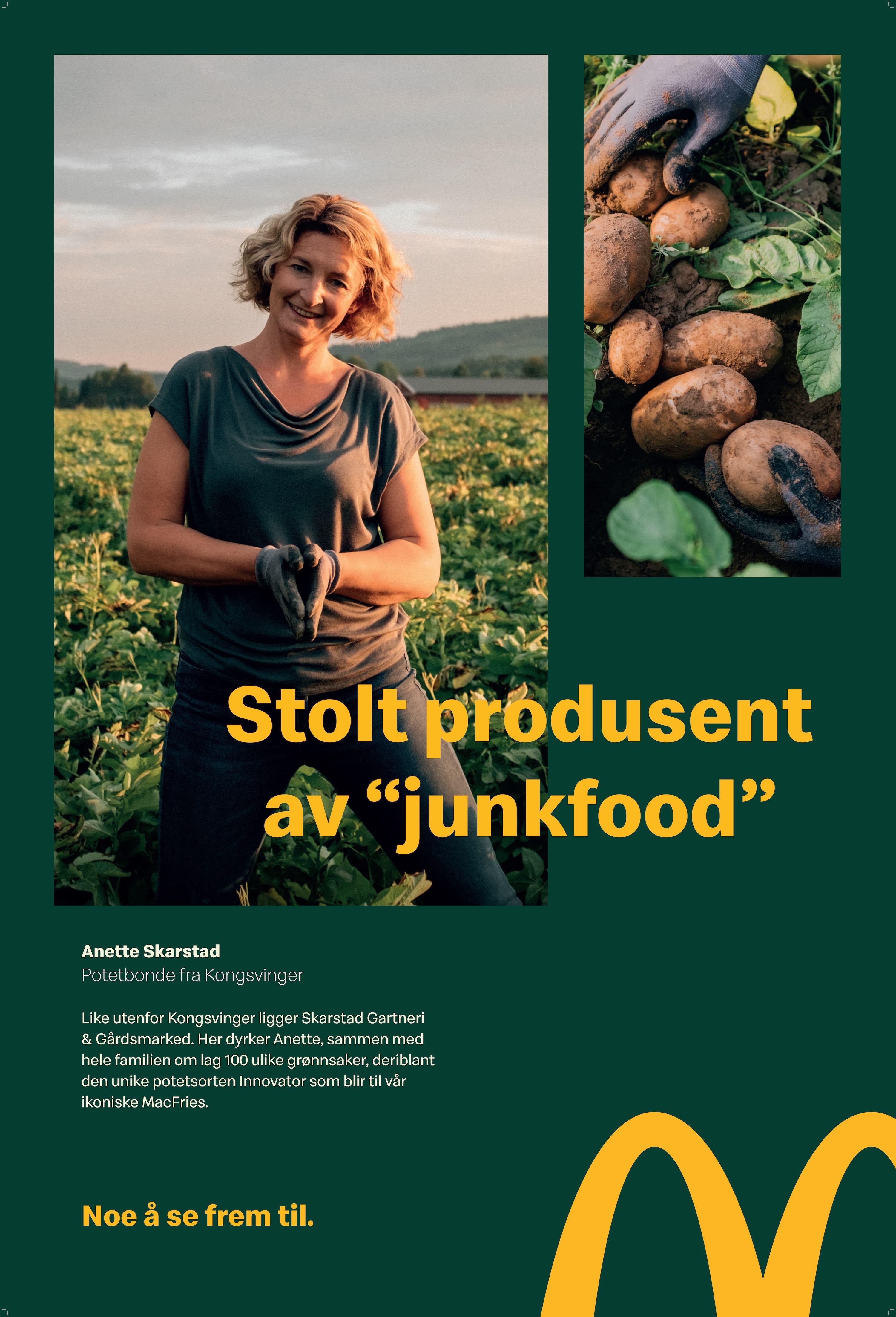 Utendørs potet