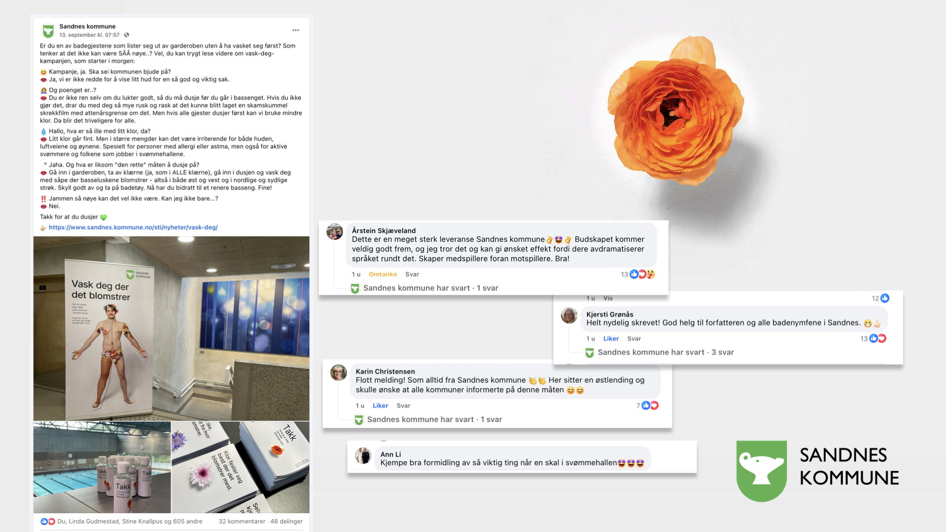 Vask deg der det blomstrer KF 017