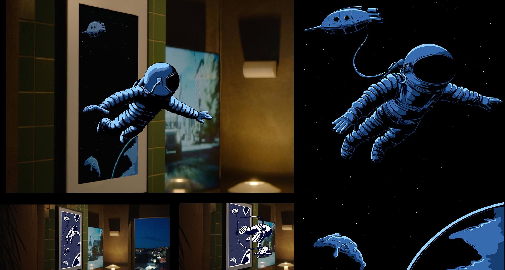 Astronout scene