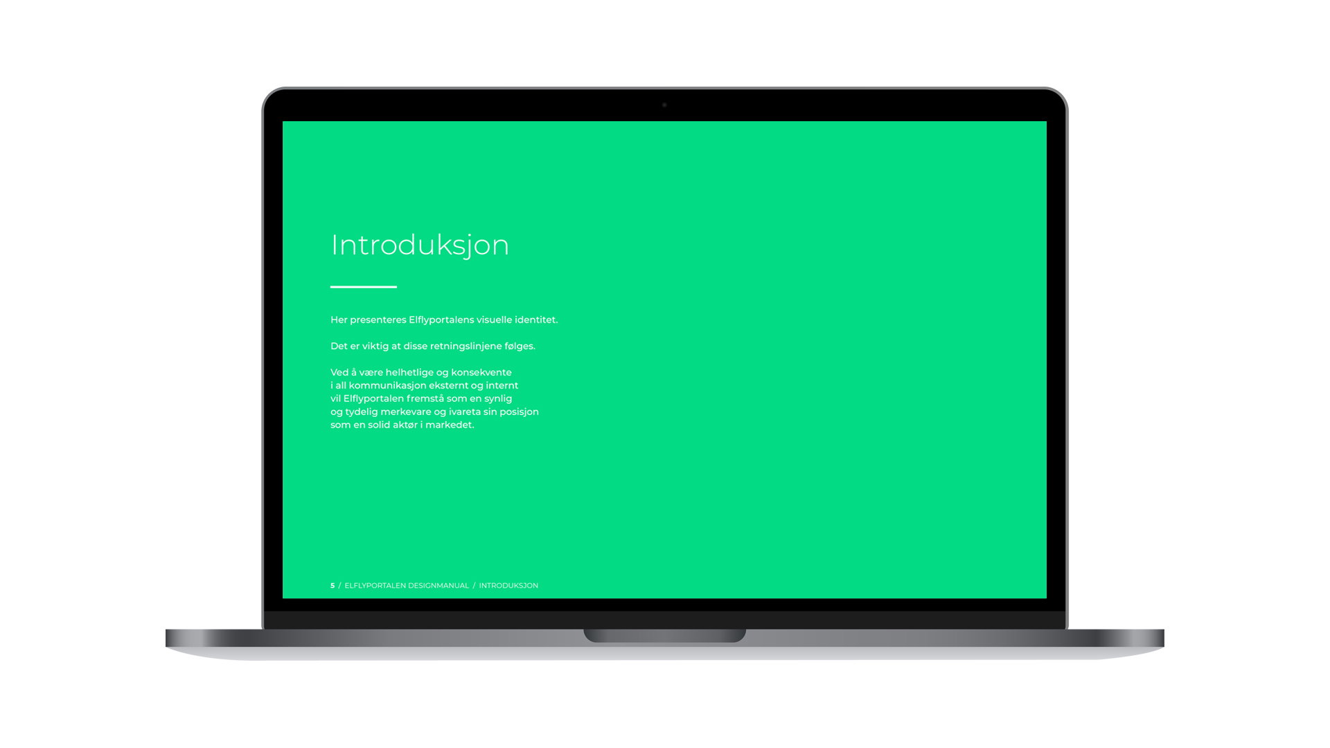 Elflyportalen designmanual introduksjon