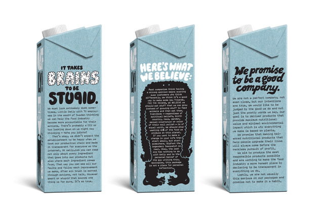 Oatly packaging