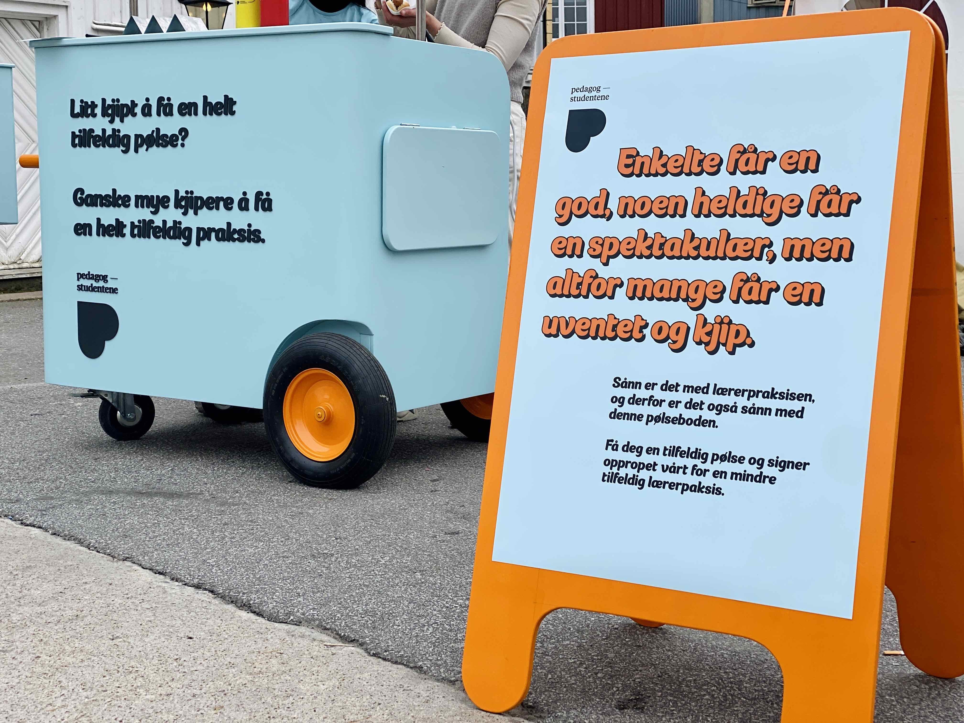 Skilt polsevev