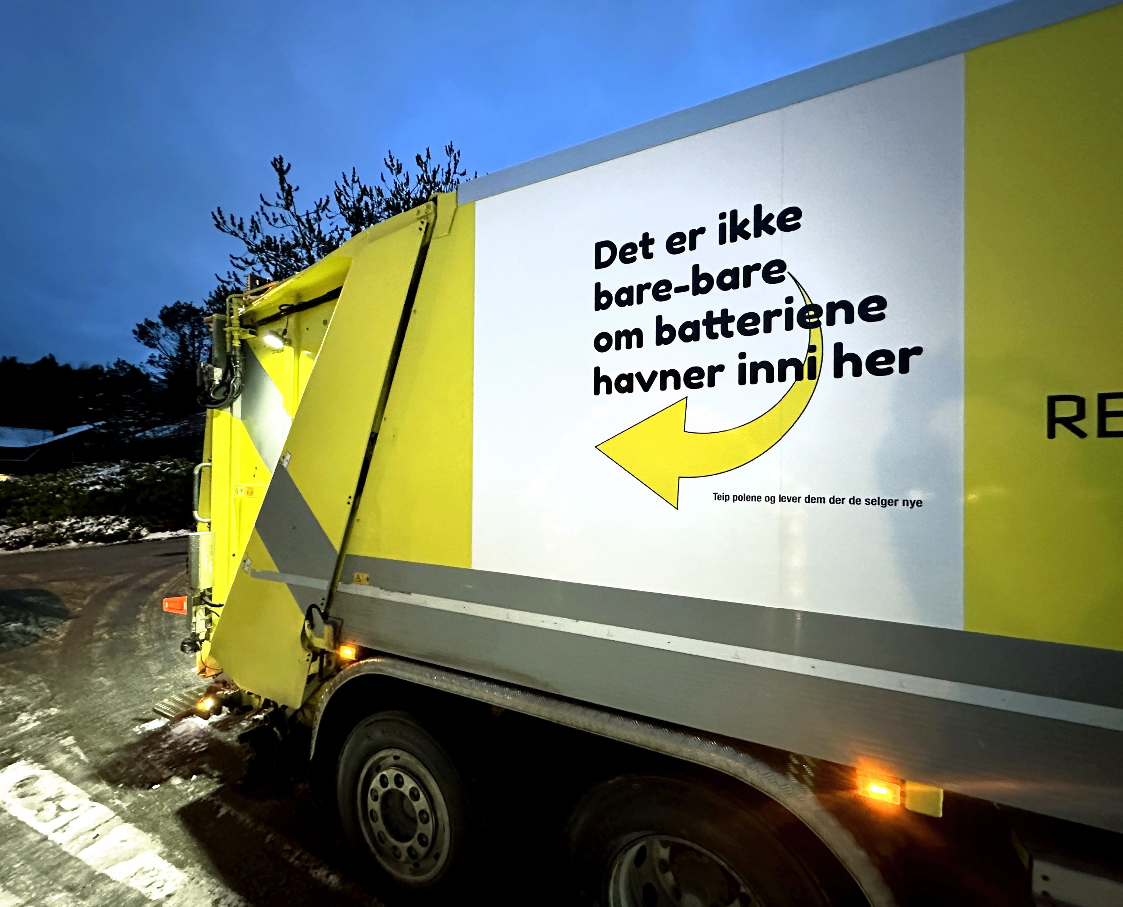 Uttak på søppelbilx