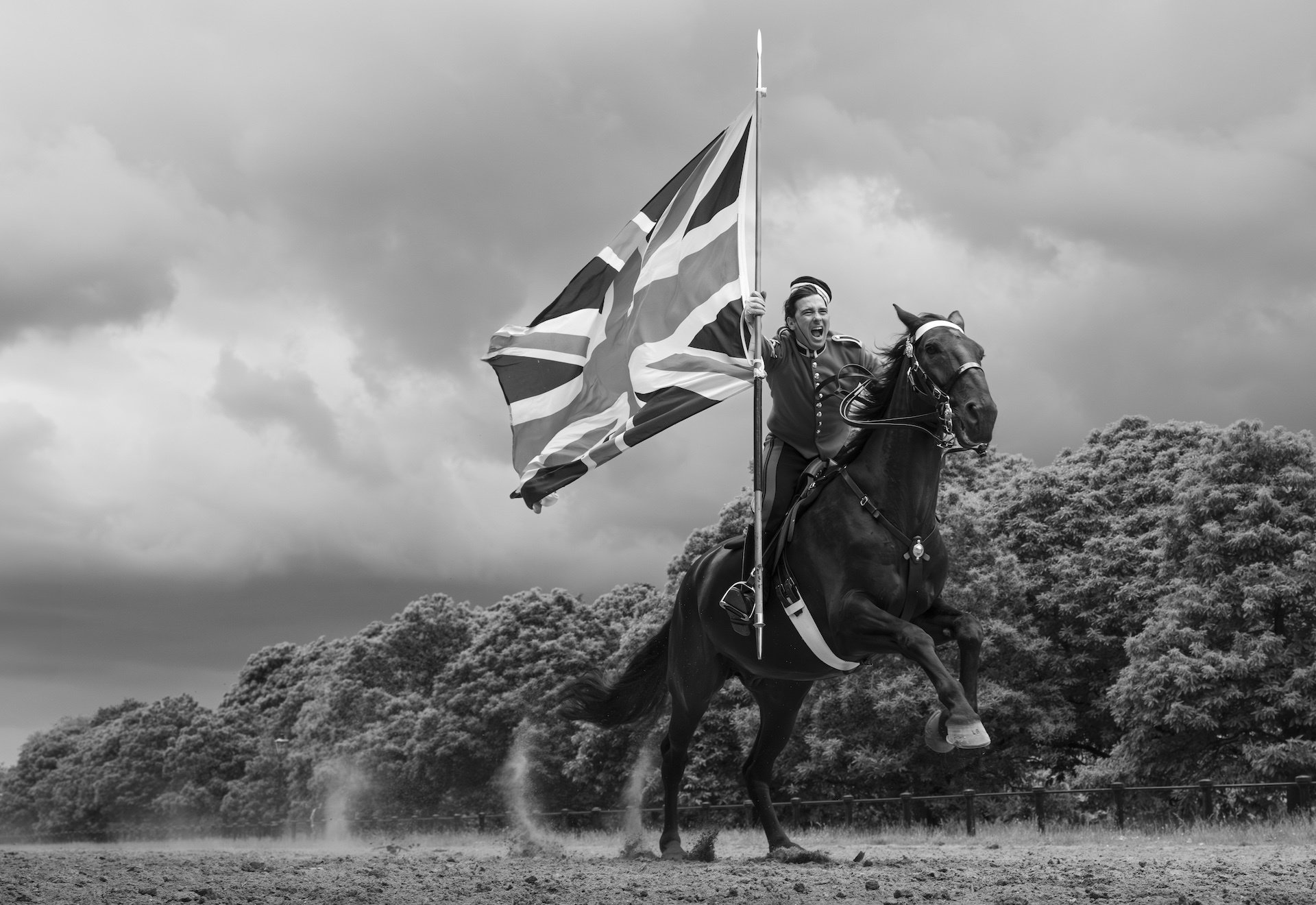 Distress Corporal of Horse James Harvey The Life Guards on Reaper Hyde Park May 2022jpg